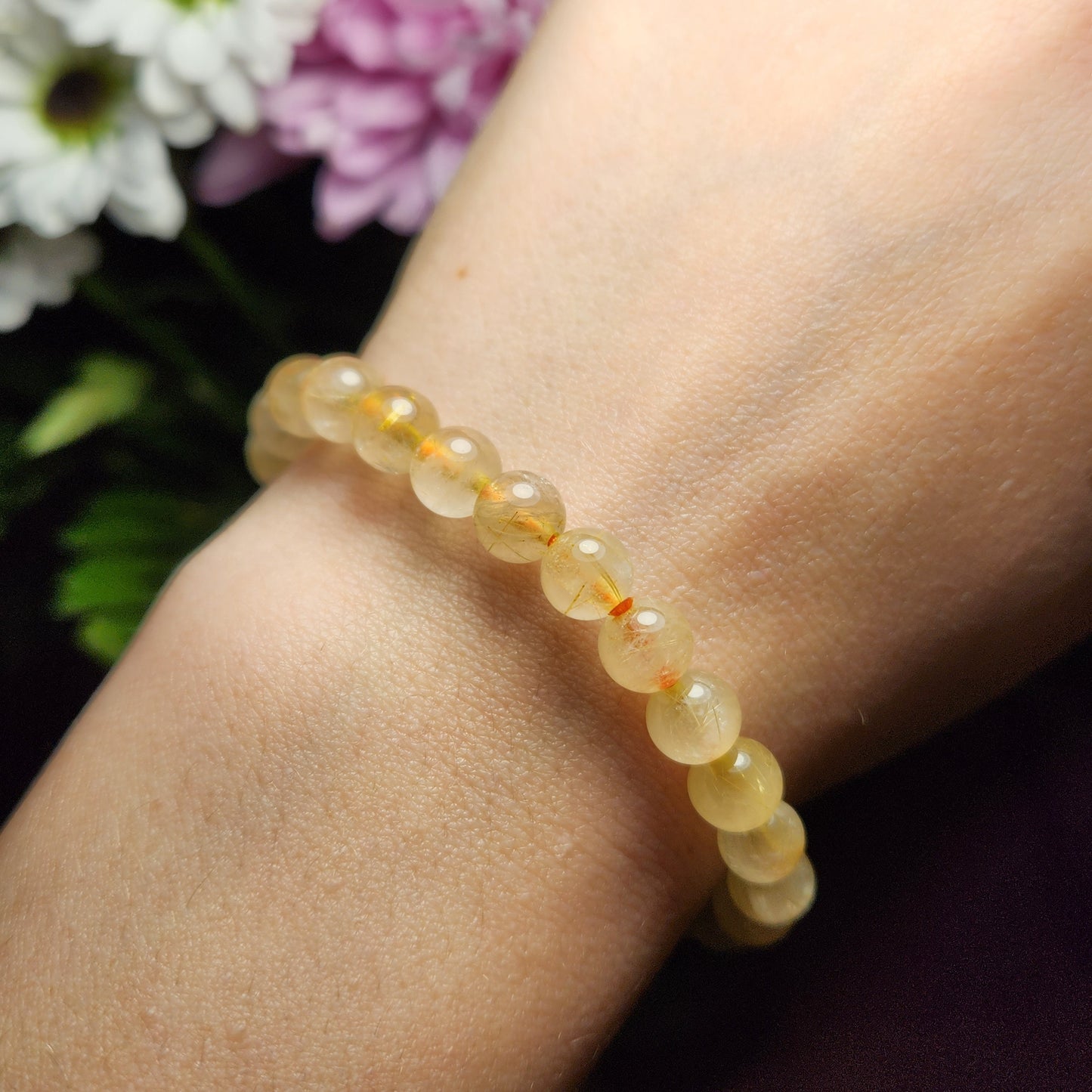Rutilated Quartz Bracelet
