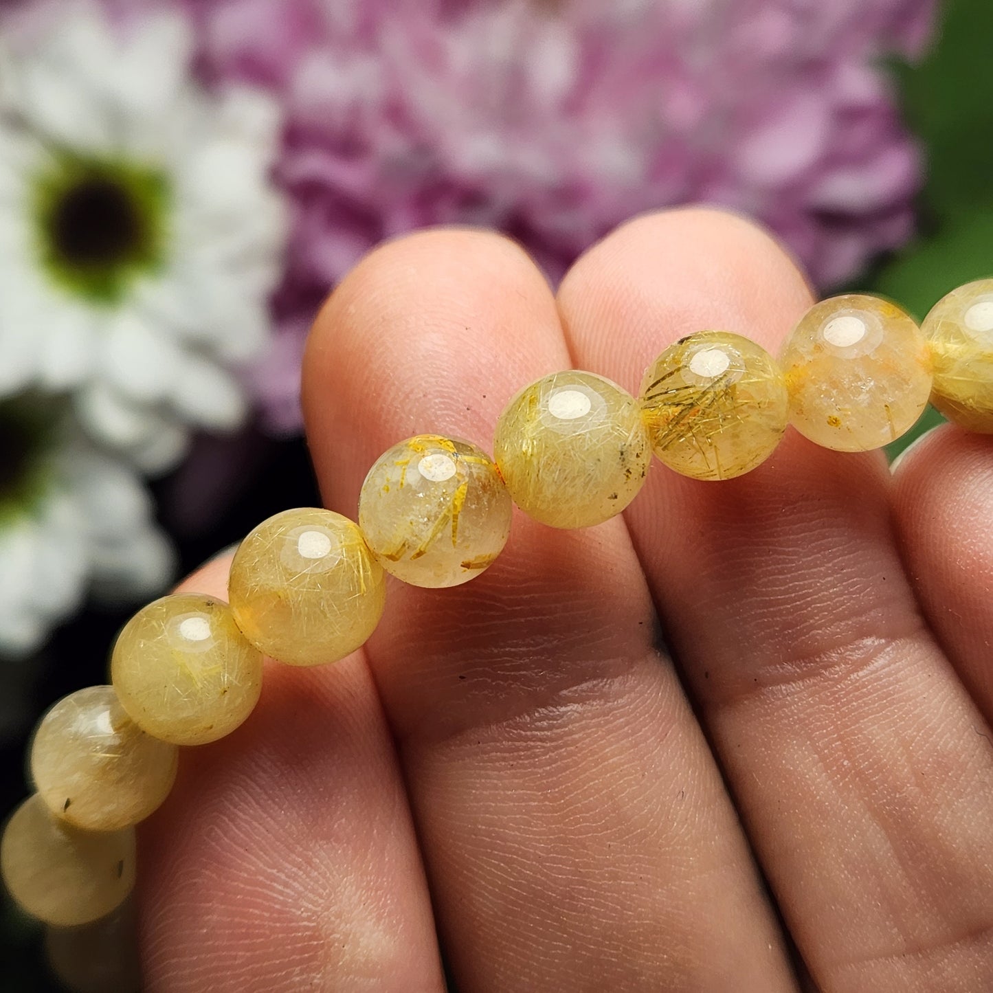 Rutilated Quartz Bracelet