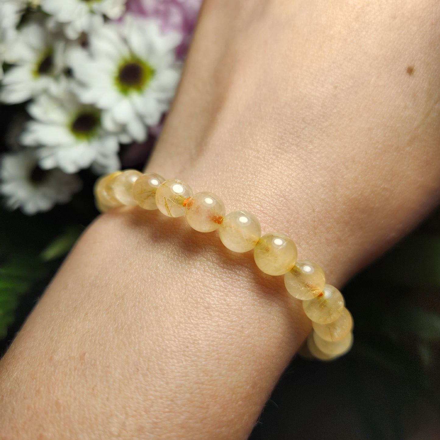 Rutilated Quartz Bracelet