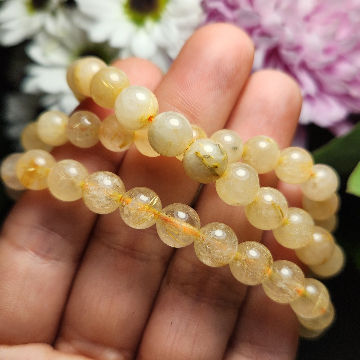 Rutilated Quartz Bracelet