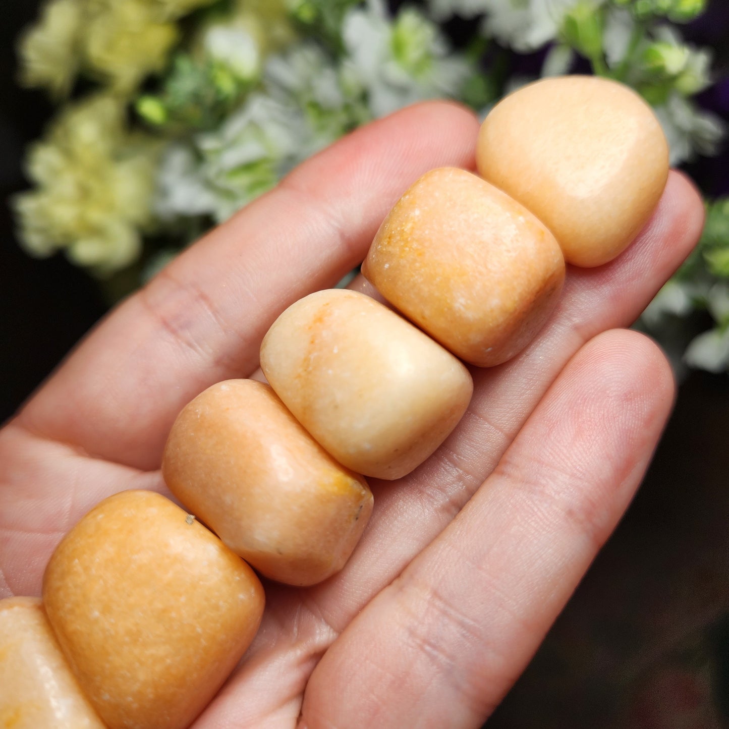 Peach Calcite Crystal