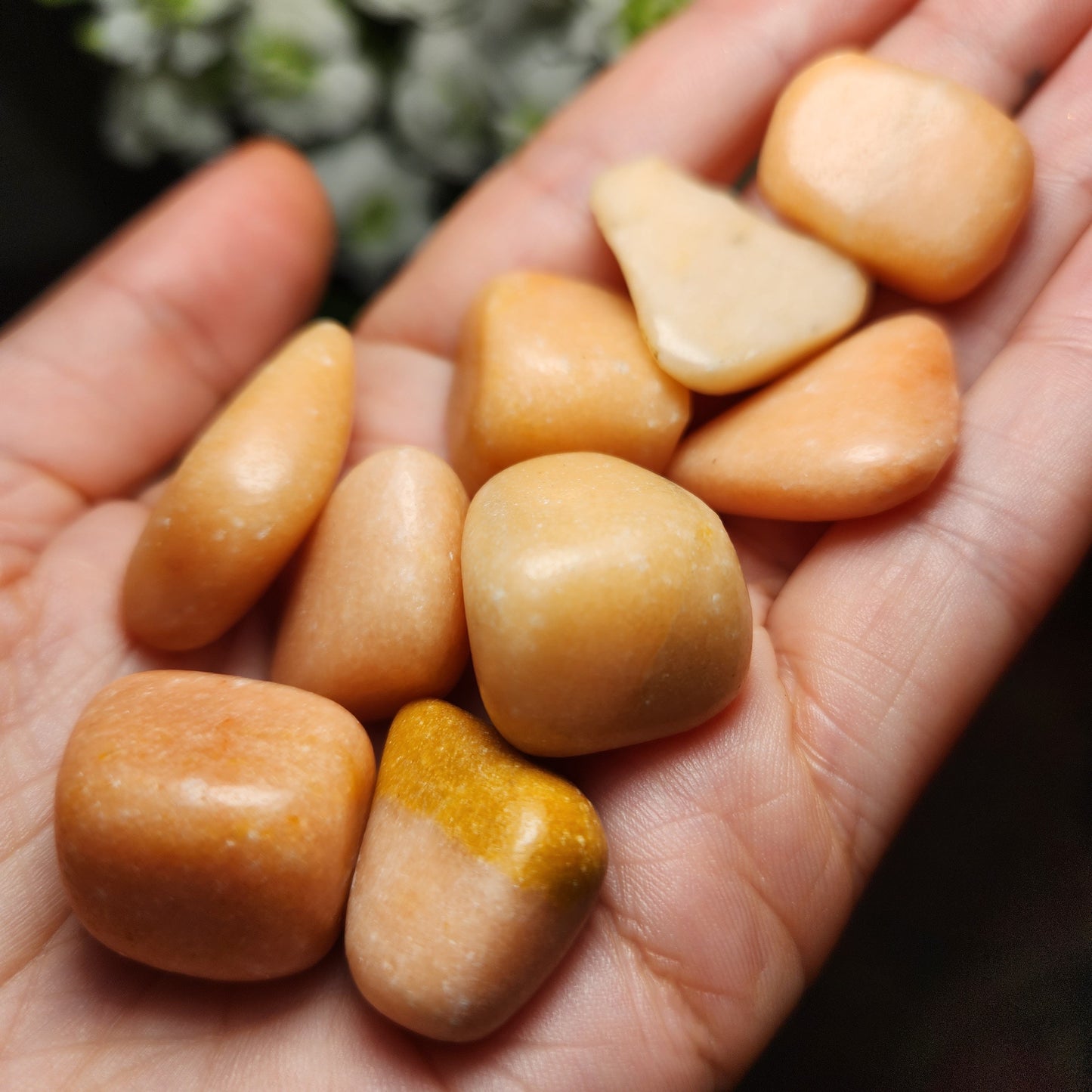Peach Calcite Crystal