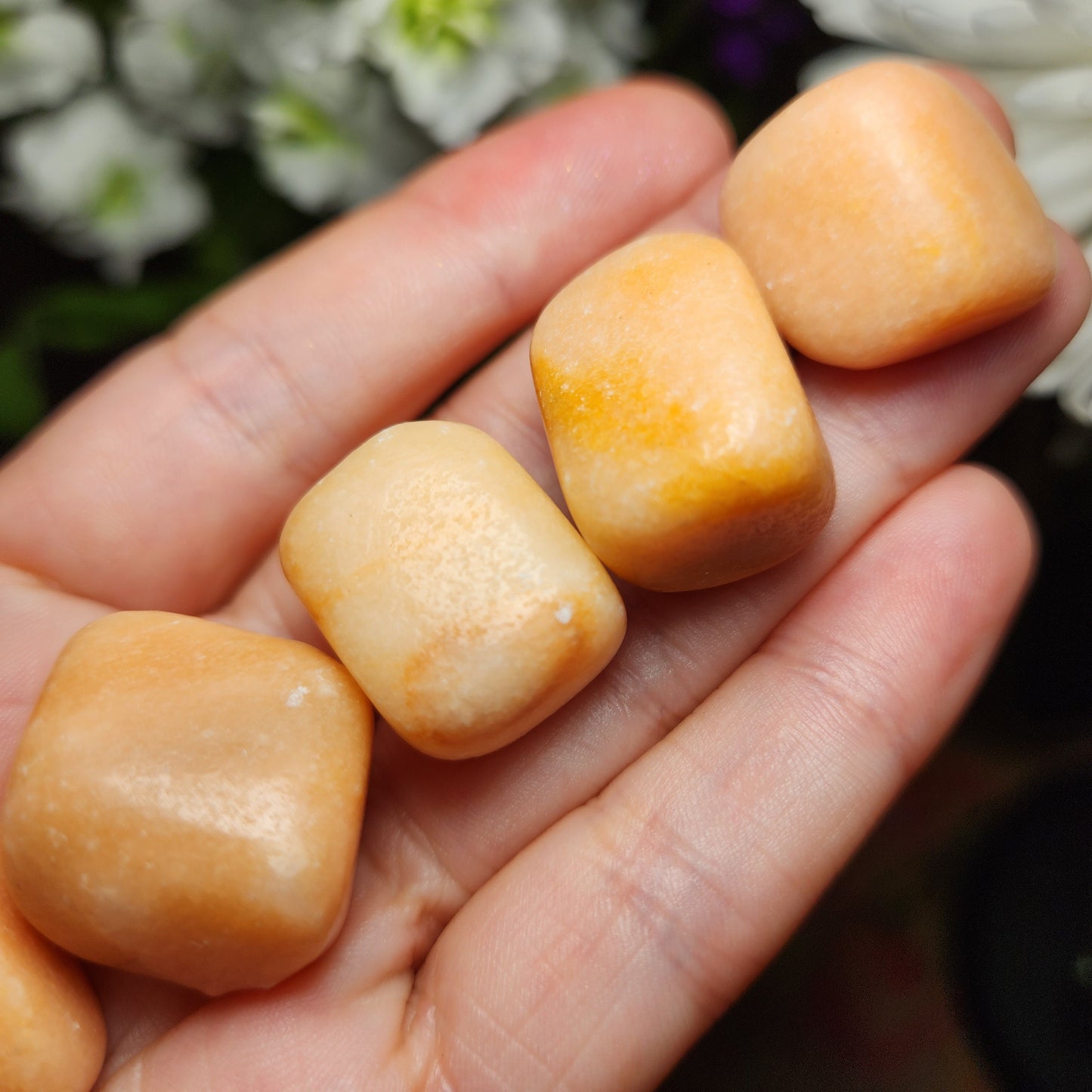 Peach Calcite Crystal
