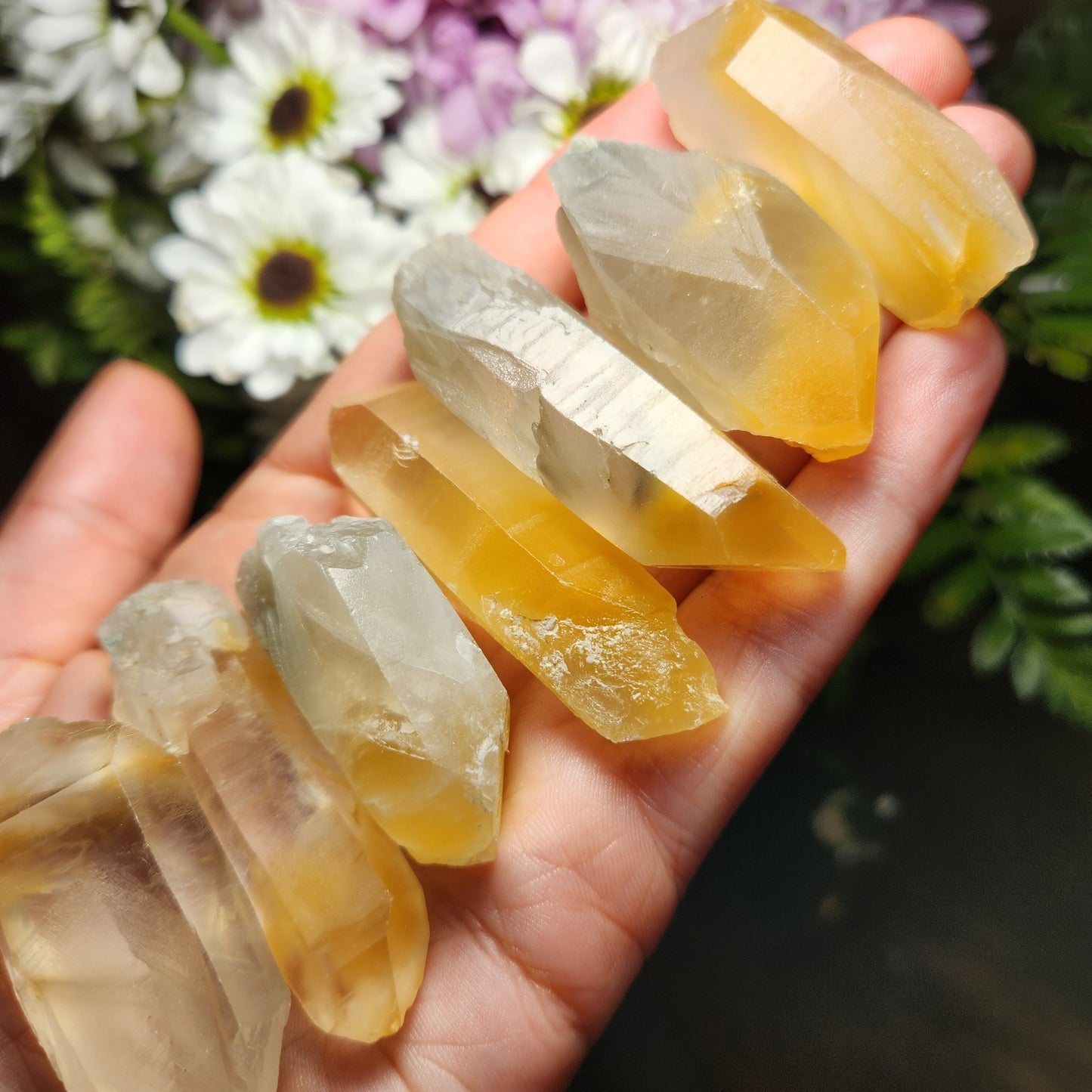 Mango Quartz Crystal
