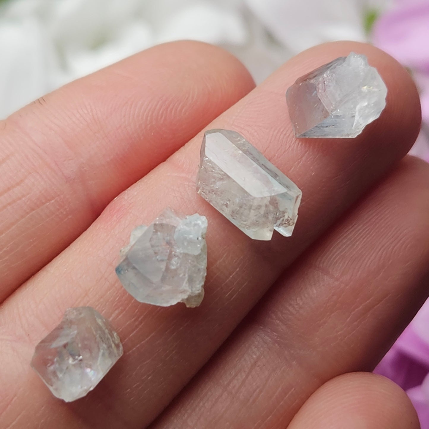 Blue Striped EUCLASE Crystal