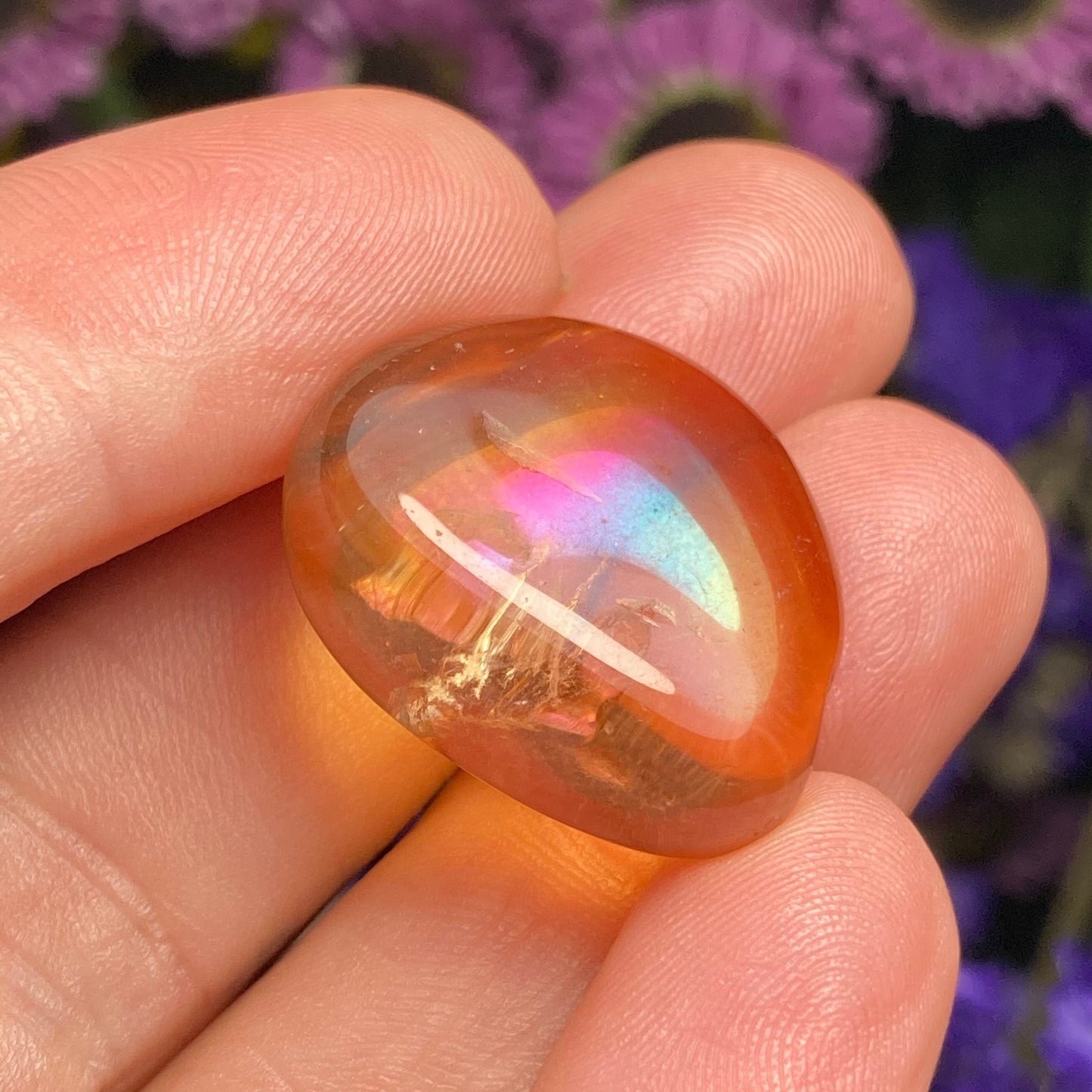 Sunset Aura Quartz Crystal