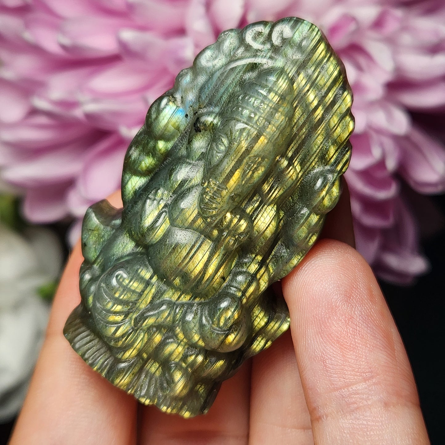 Labradorite Ganesh