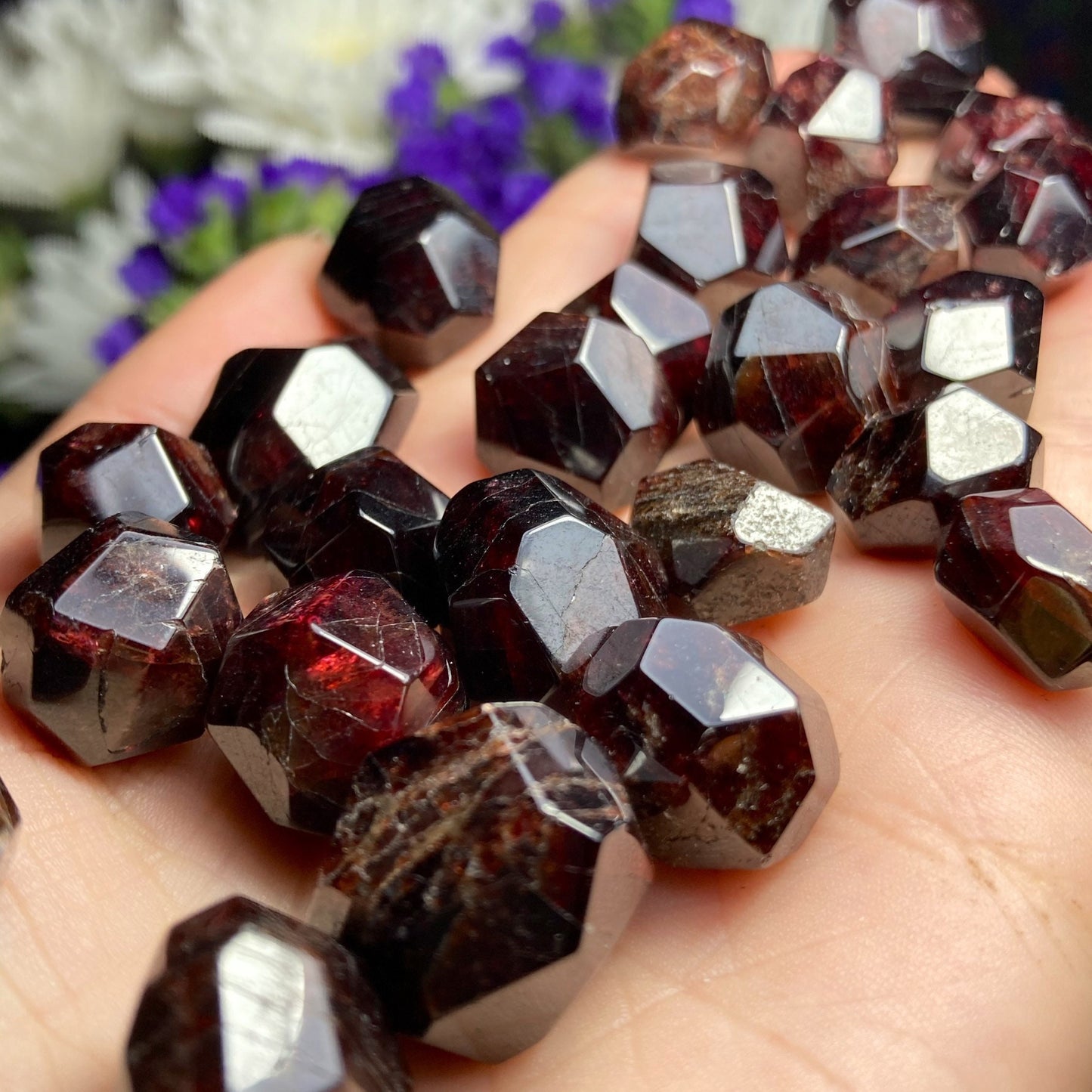 Red Garnet Crystal