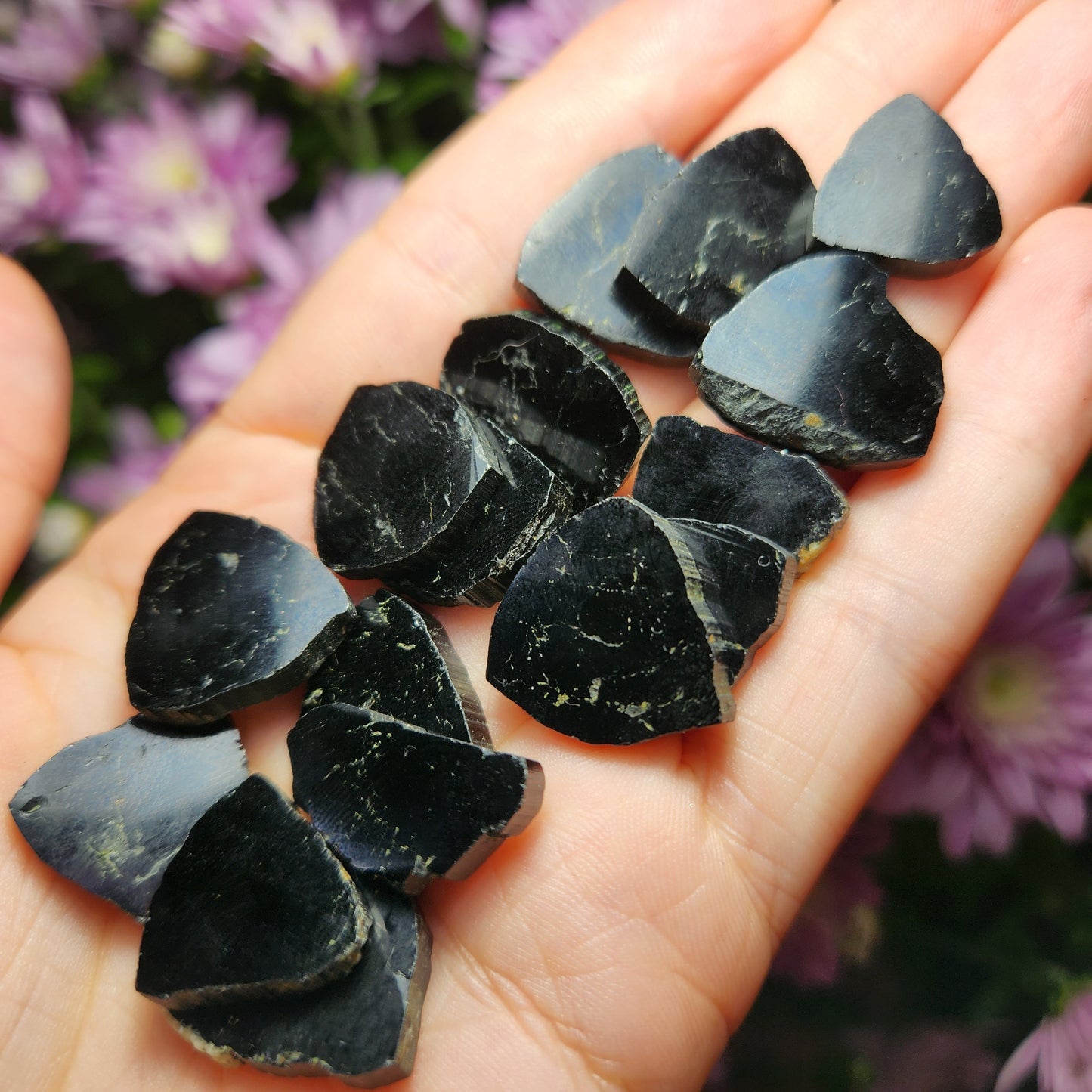 Black Tourmaline Slice