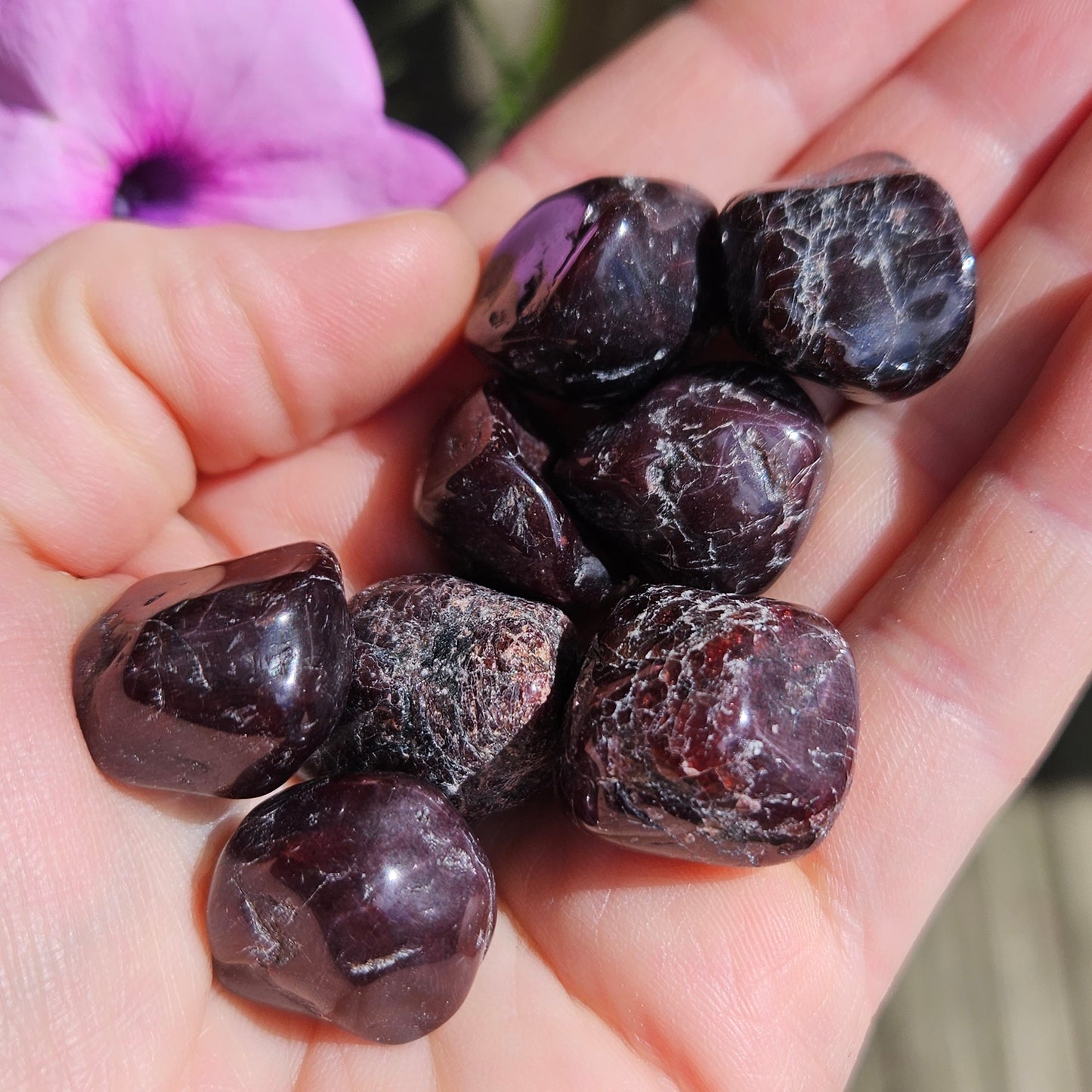 Blood Red Garnet Crystal