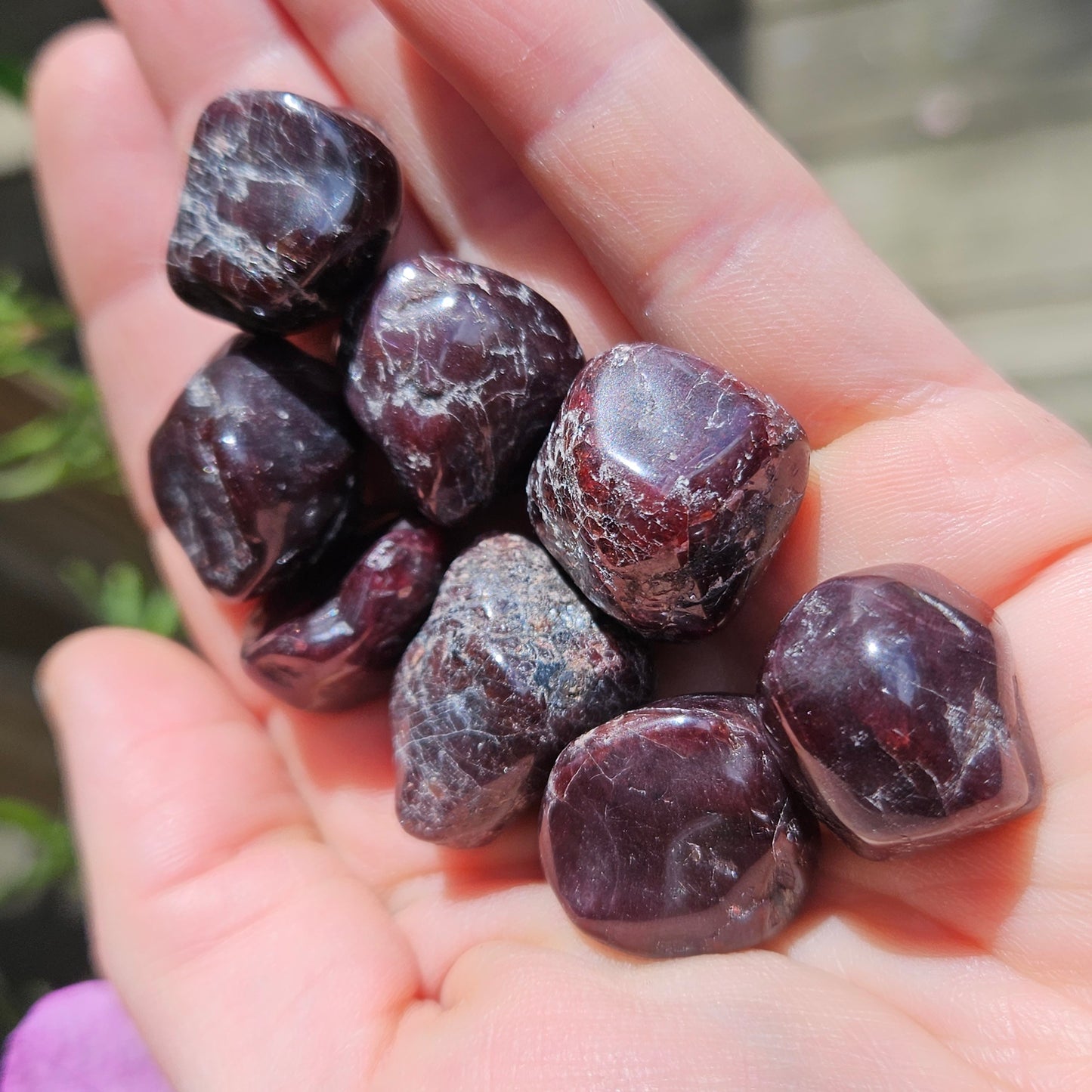 Blood Red Garnet Crystal