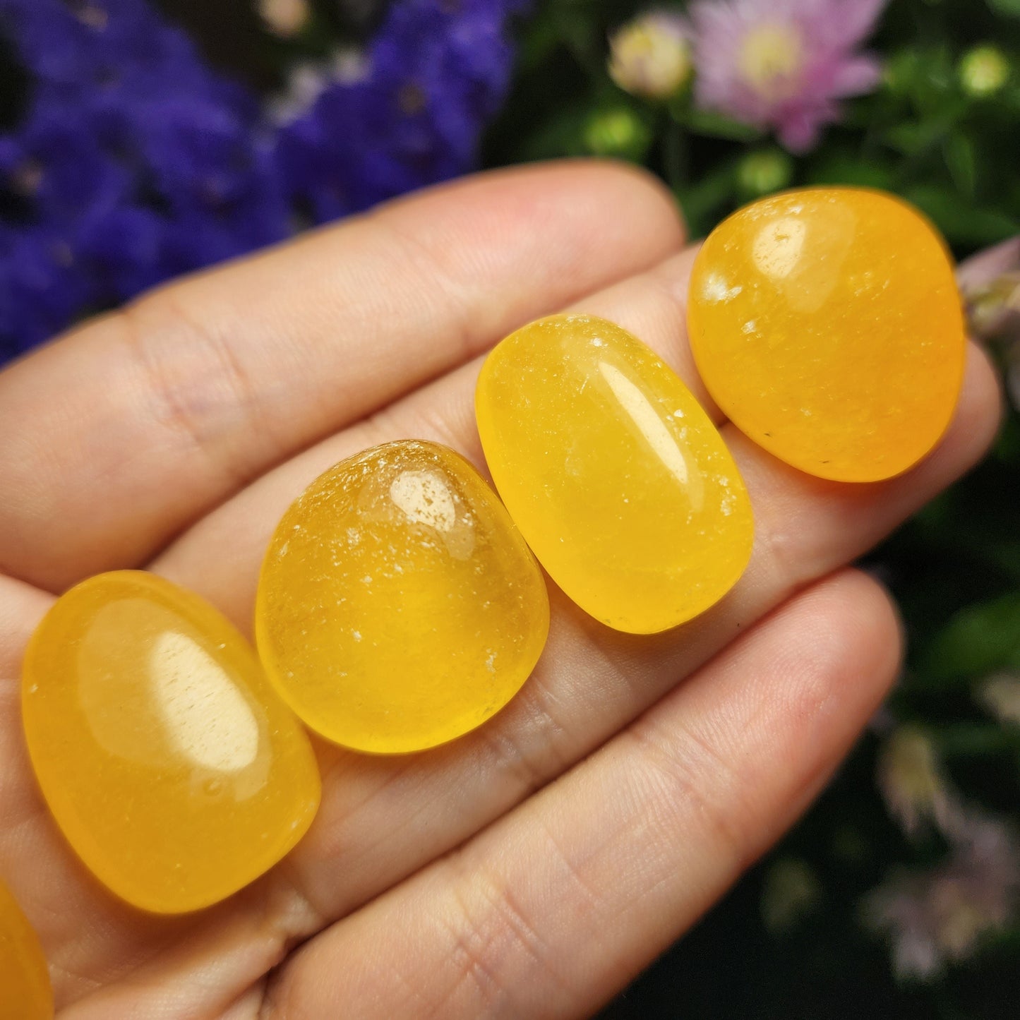 Orange Selenite Crystal