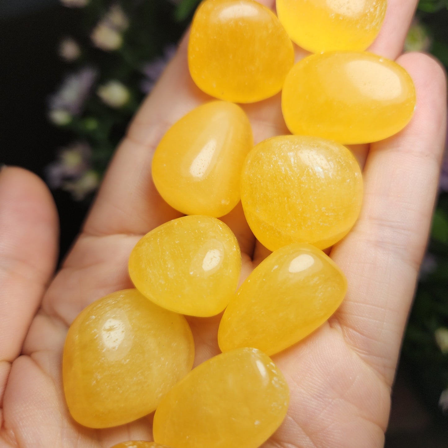 Orange Selenite Crystal