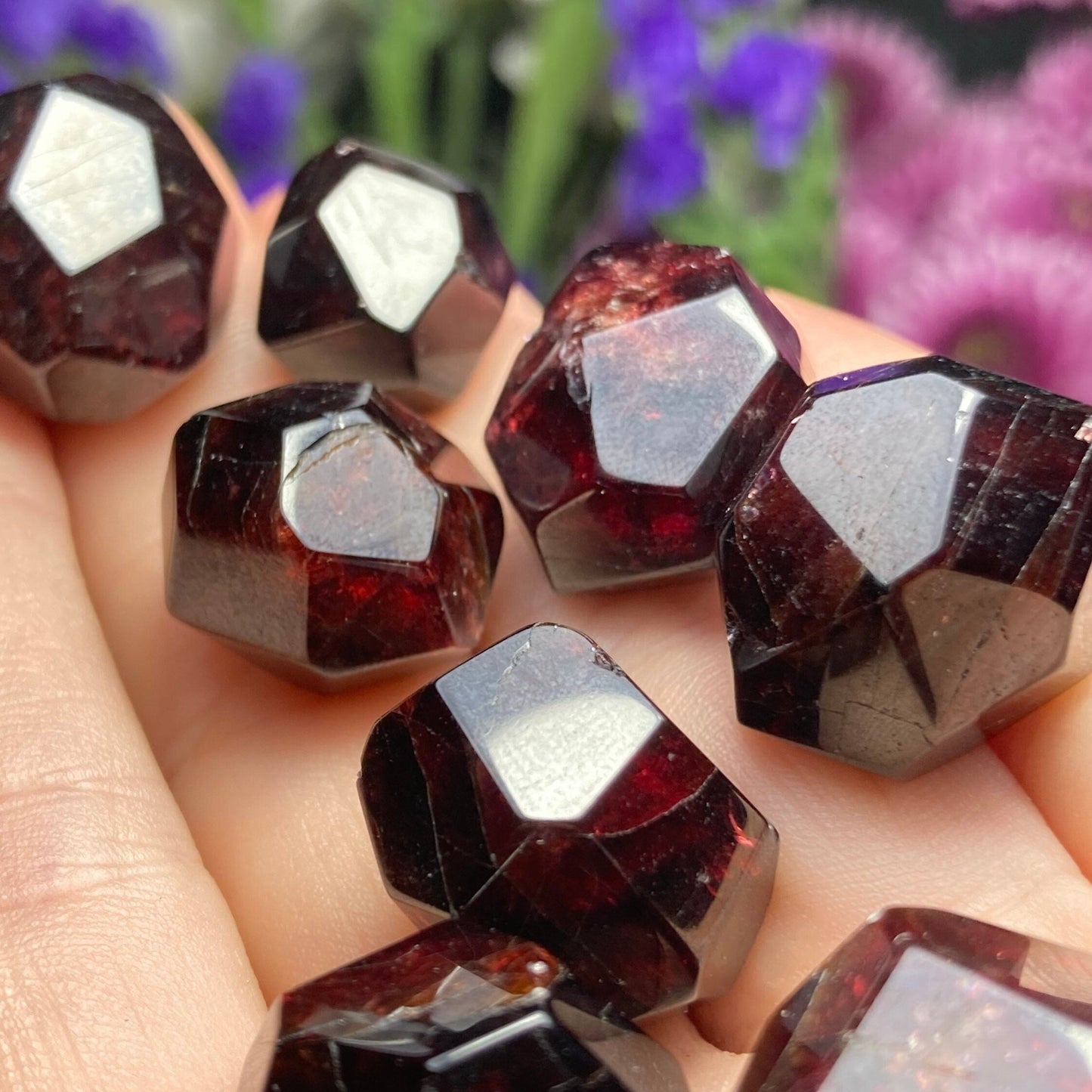Red Garnet Crystal