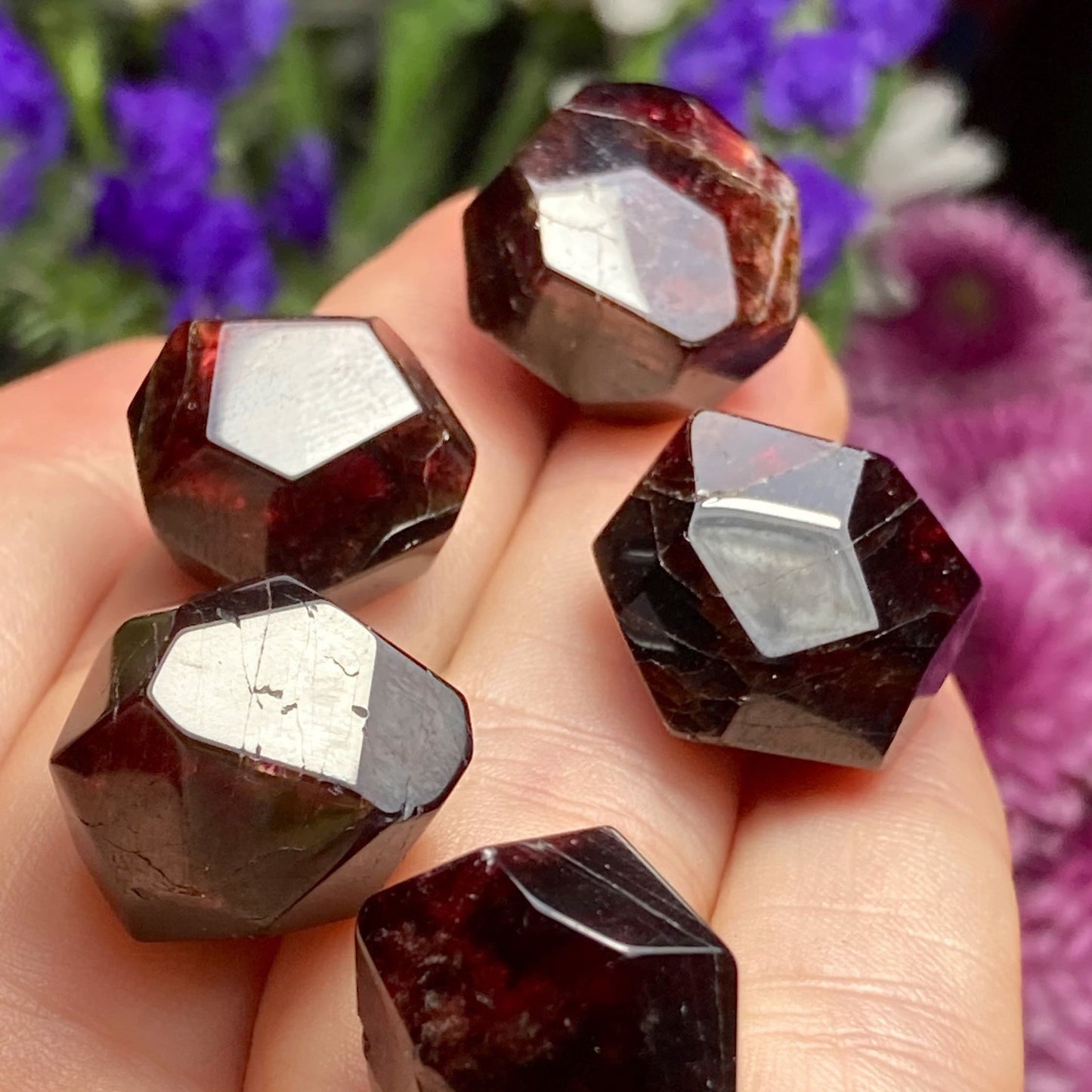 Red Garnet Crystal