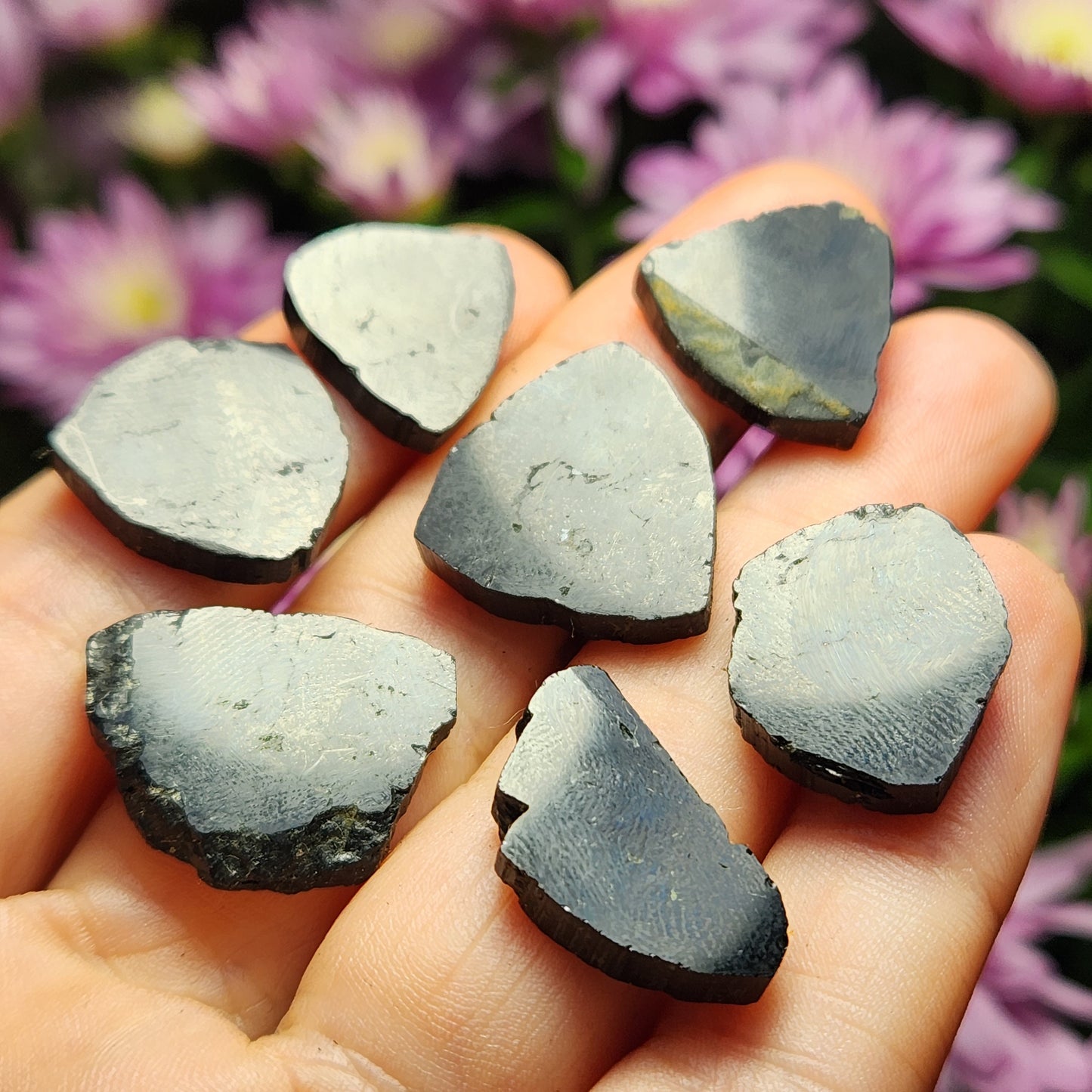 Black Tourmaline Slice