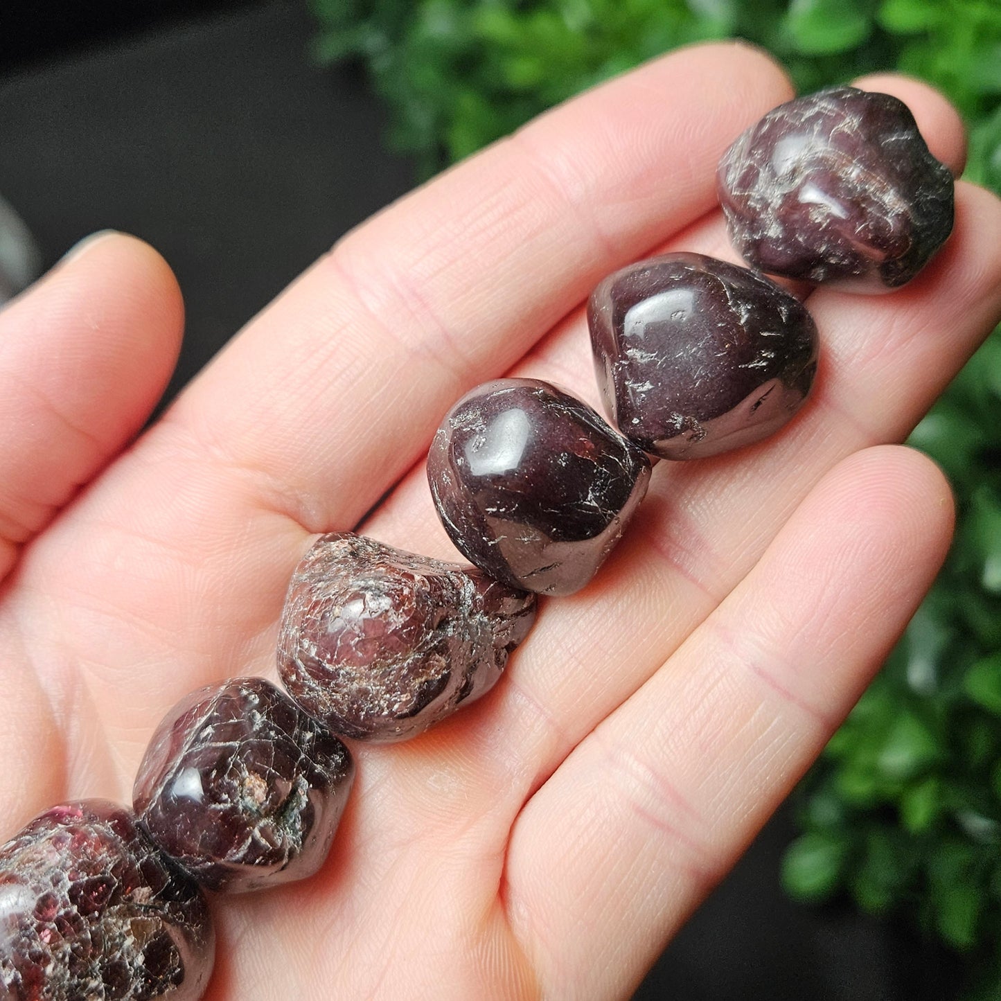 Blood Red Garnet Crystal