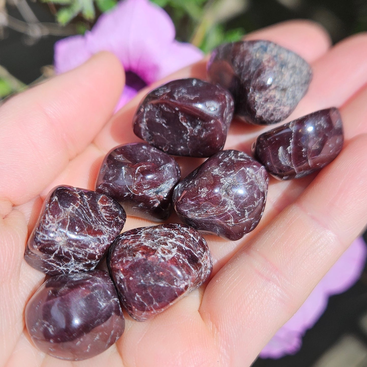 Blood Red Garnet Crystal
