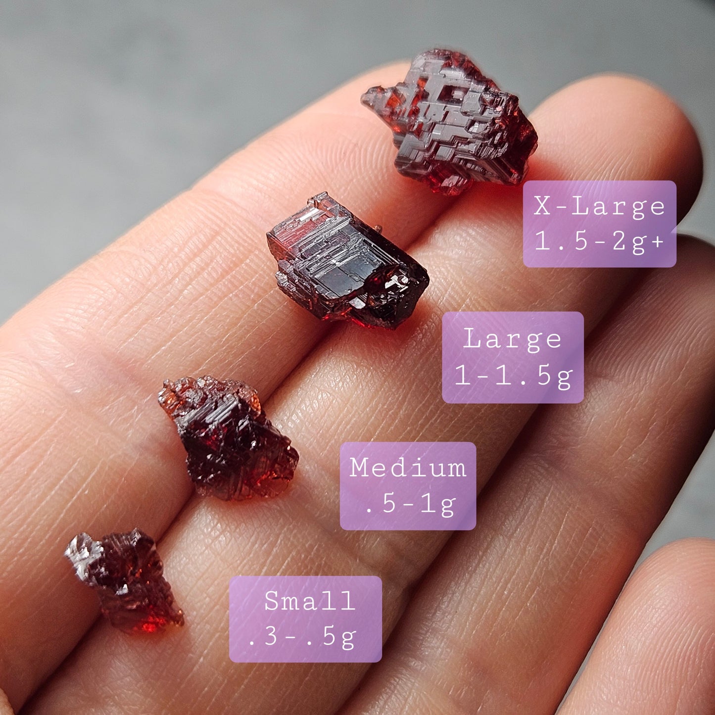 Etched Garnet