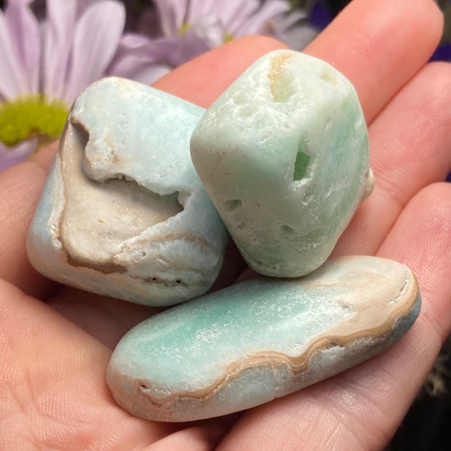 Blue Aragonite Crystal