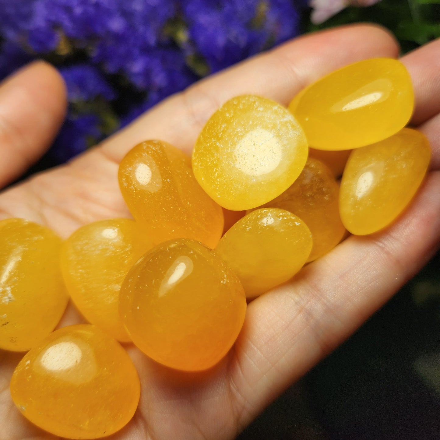 Orange Selenite Crystal
