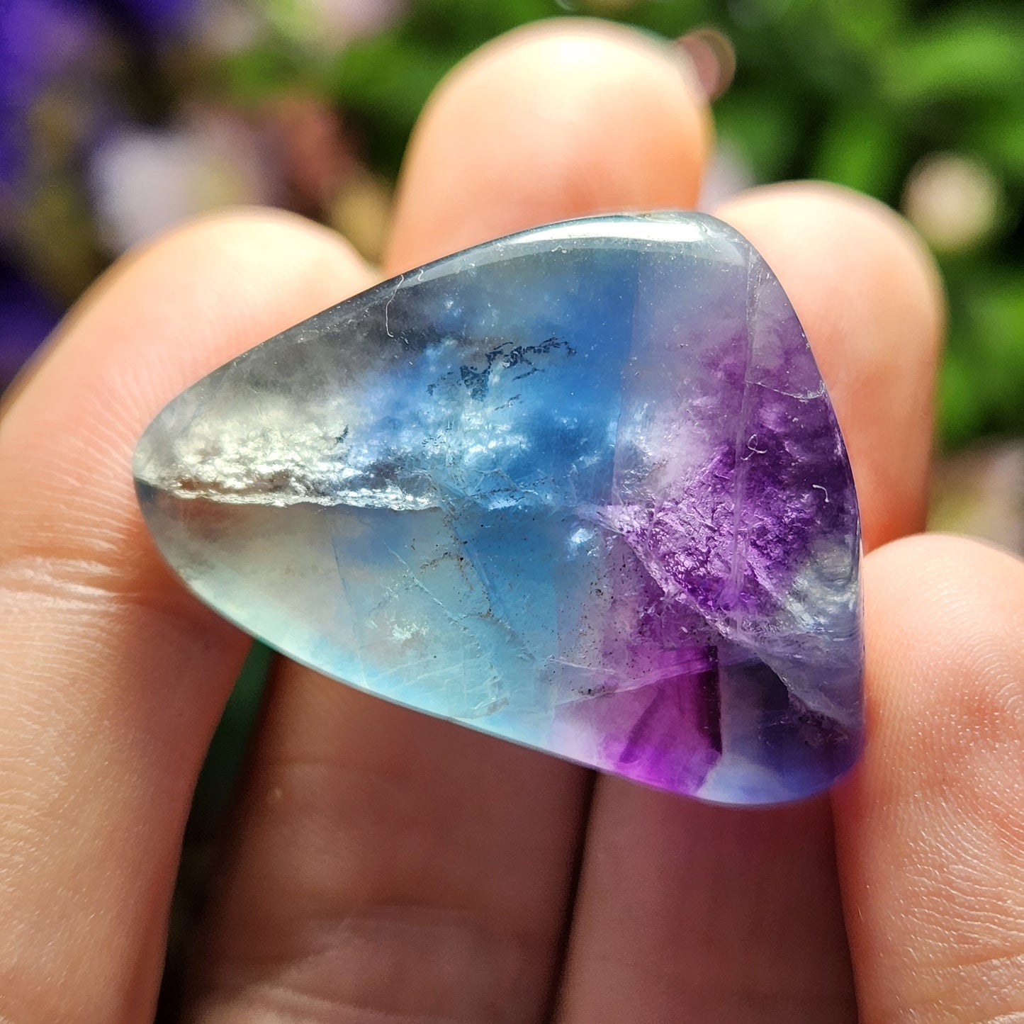 Rainbow Fluorite Crystal