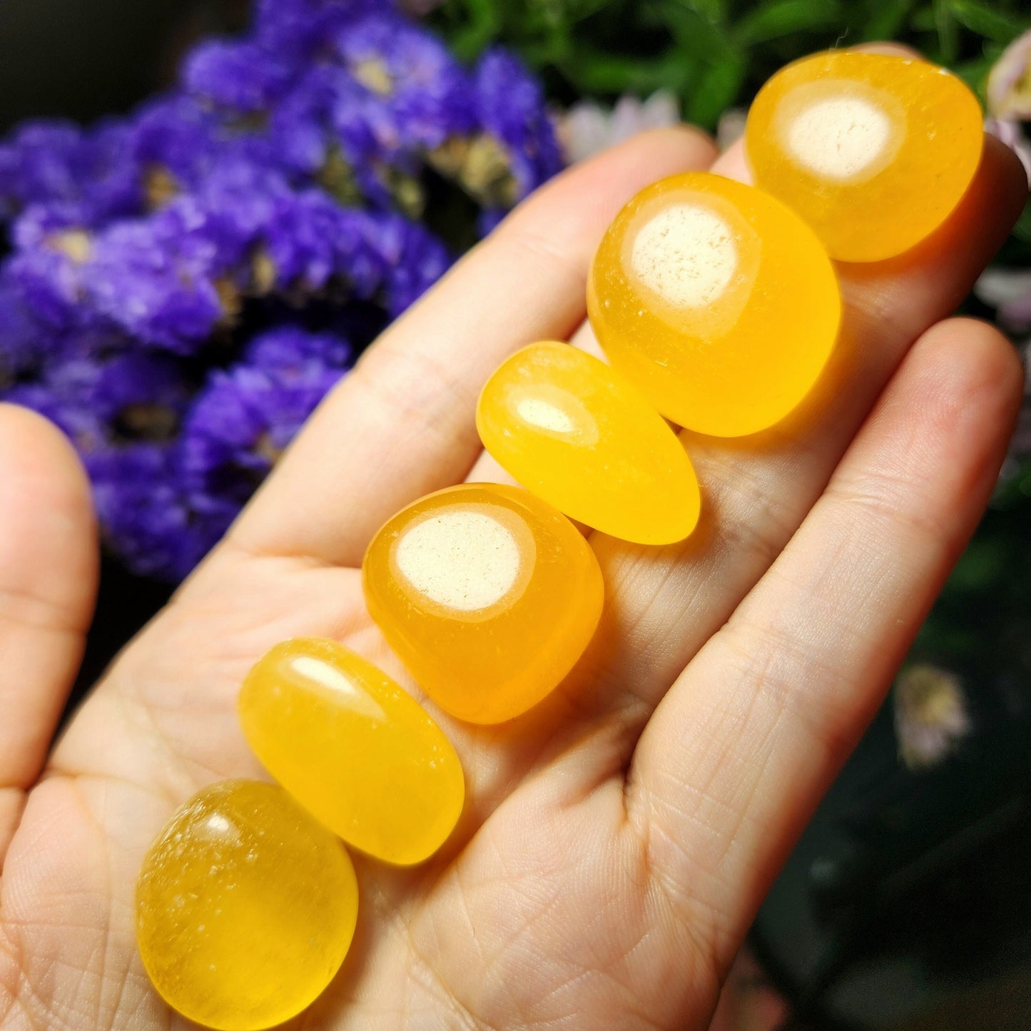 Orange Selenite Crystal