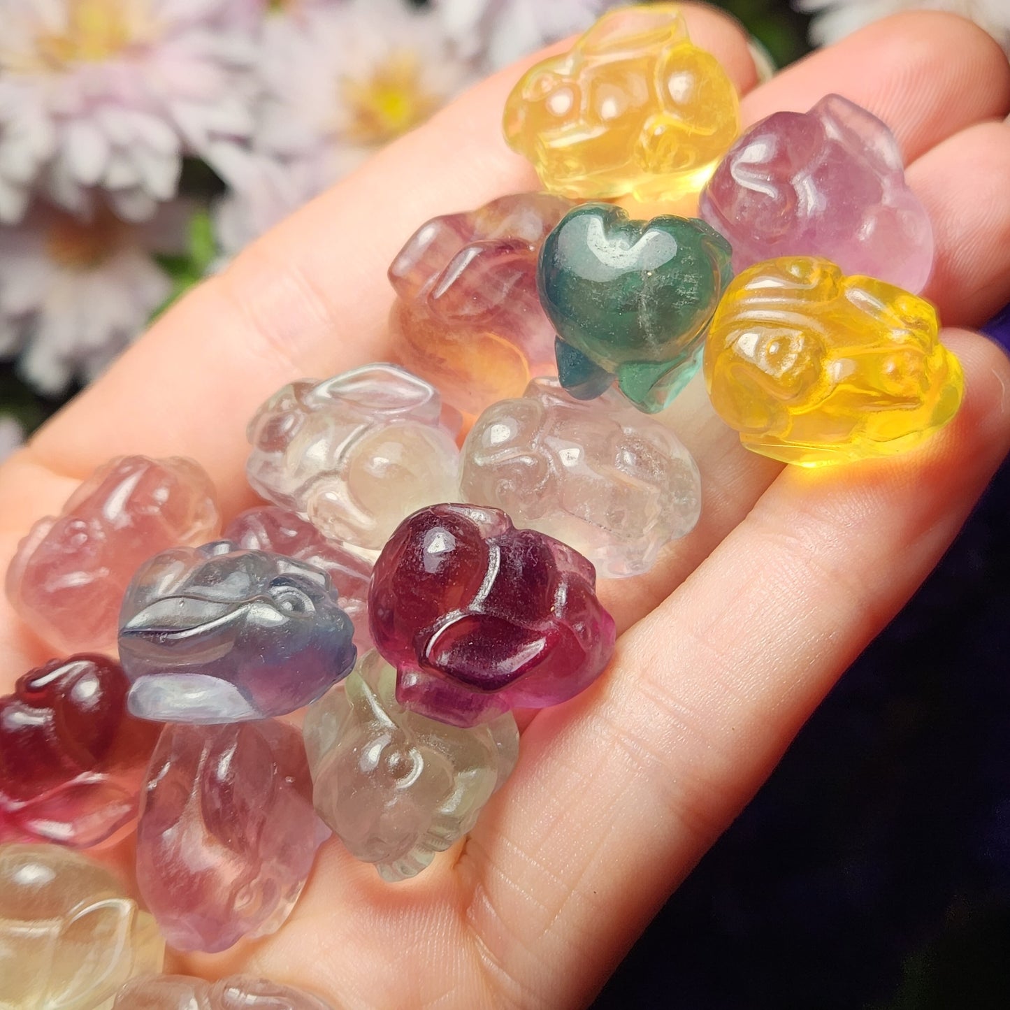 Rainbow Fluorite Rabbit