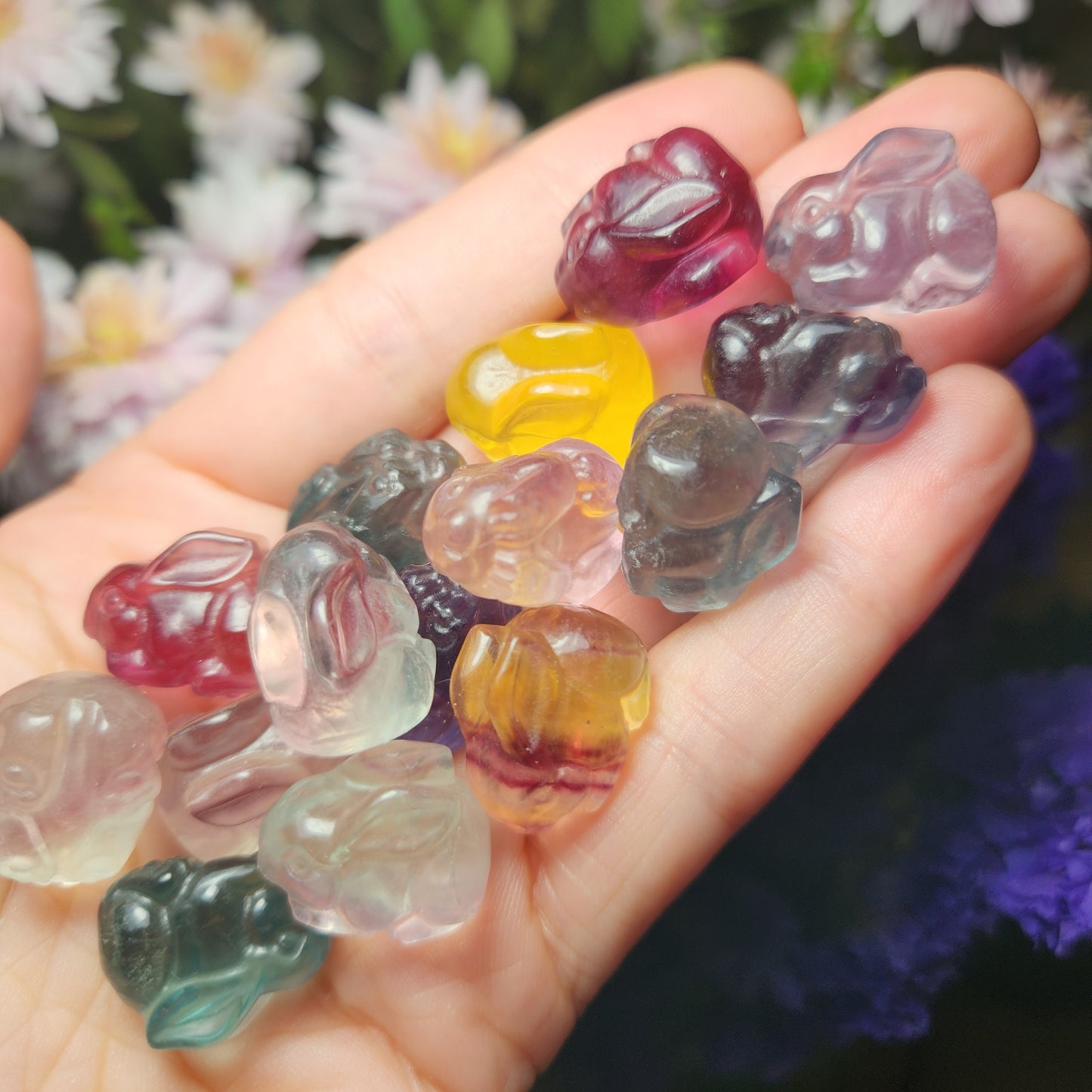 Rainbow Fluorite Rabbit