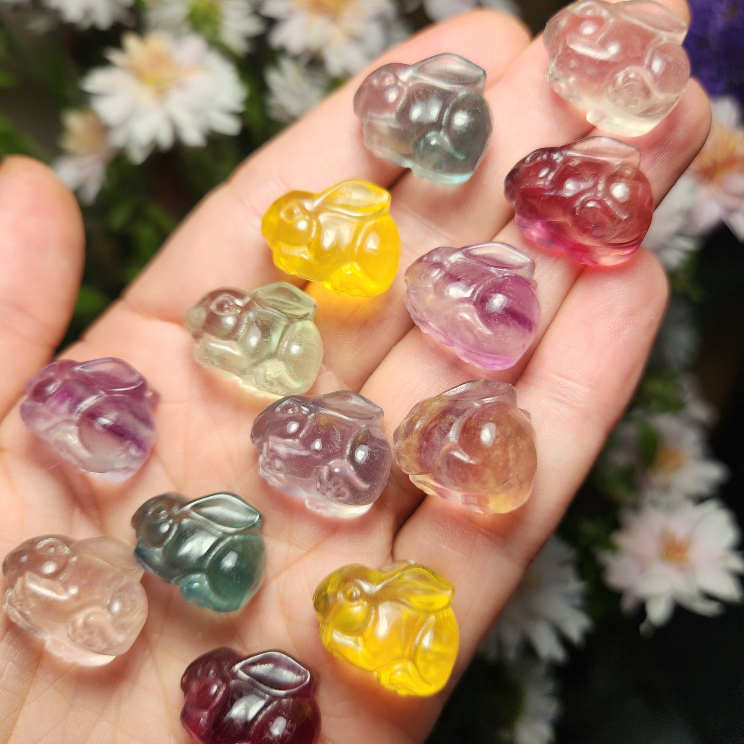 Rainbow Fluorite Rabbit