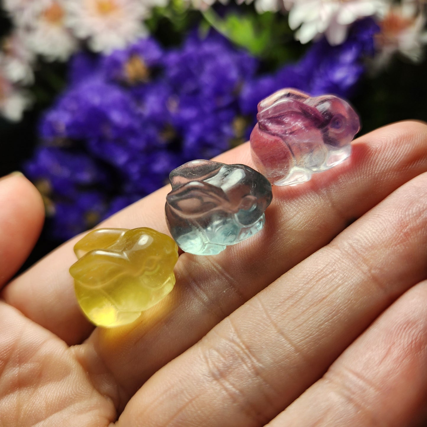 Rainbow Fluorite Rabbit