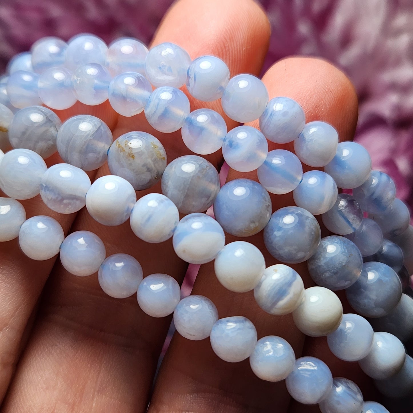 Blue Lace Agate Bracelet