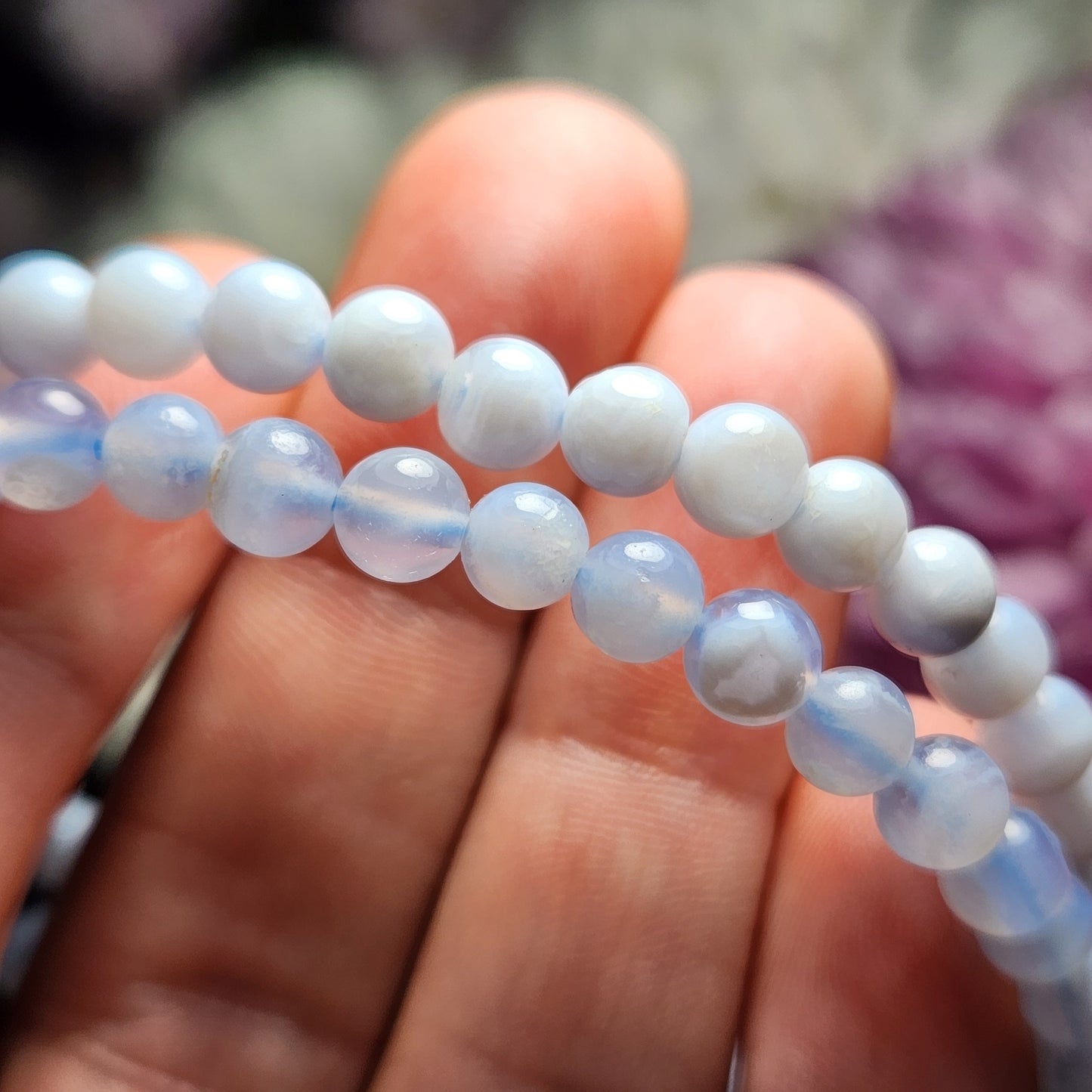 Blue Lace Agate Bracelet