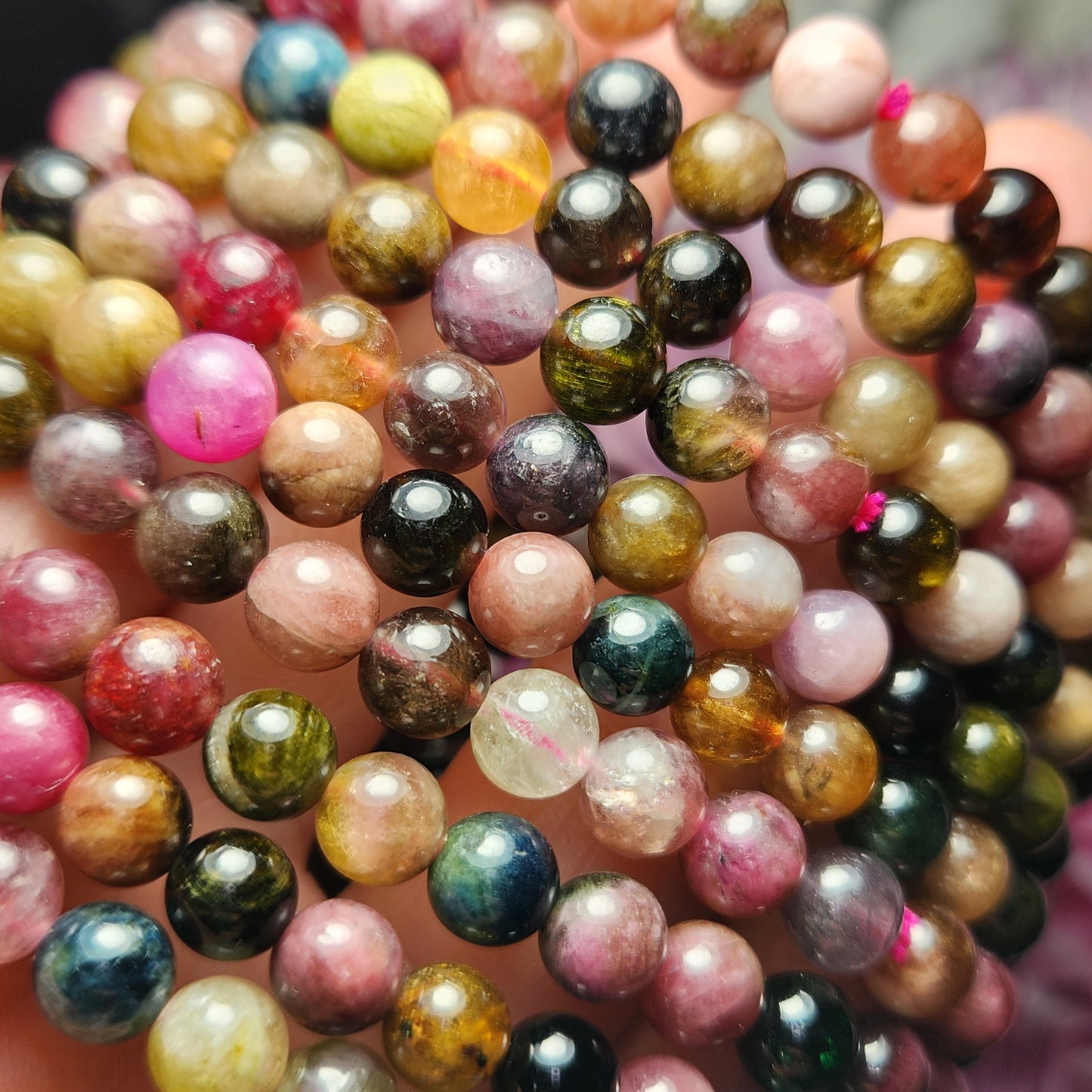 Watermelon Tourmaline Bracelet
