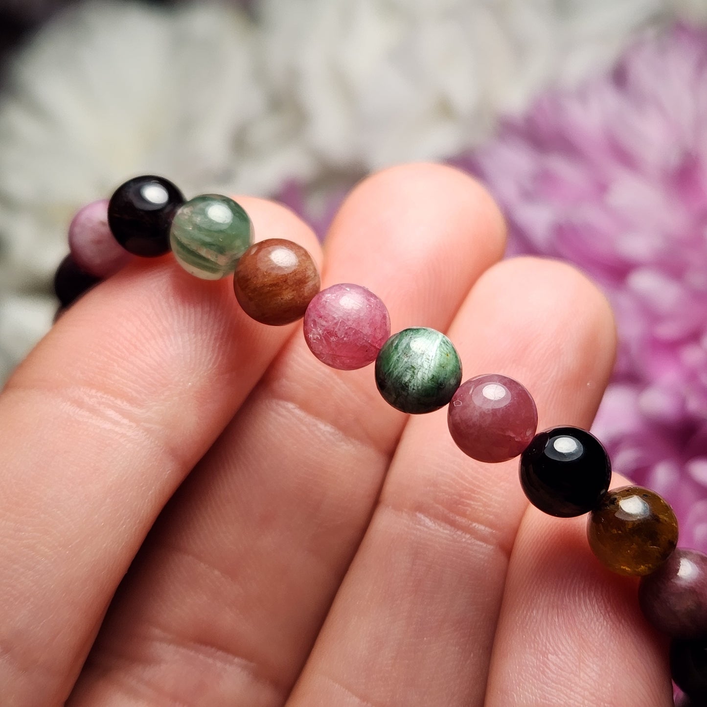 Watermelon Tourmaline Bracelet
