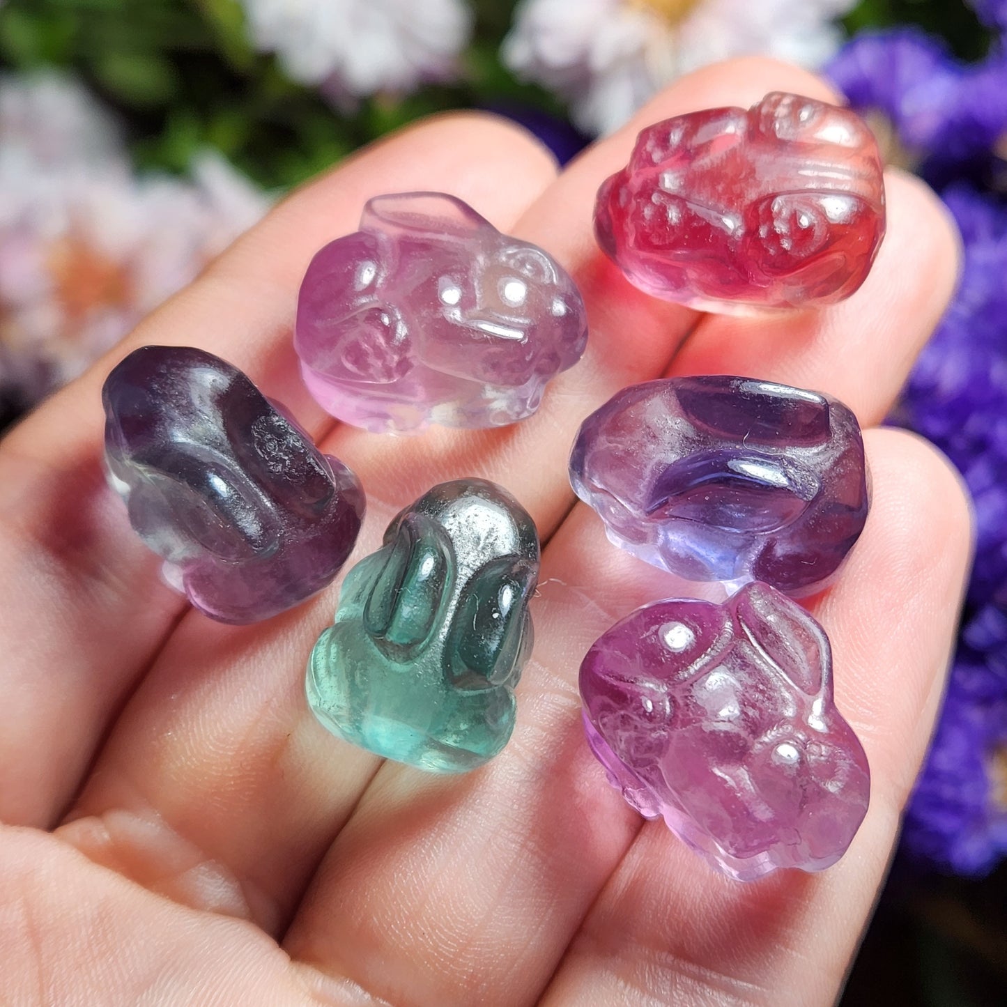 Rainbow Fluorite Rabbit