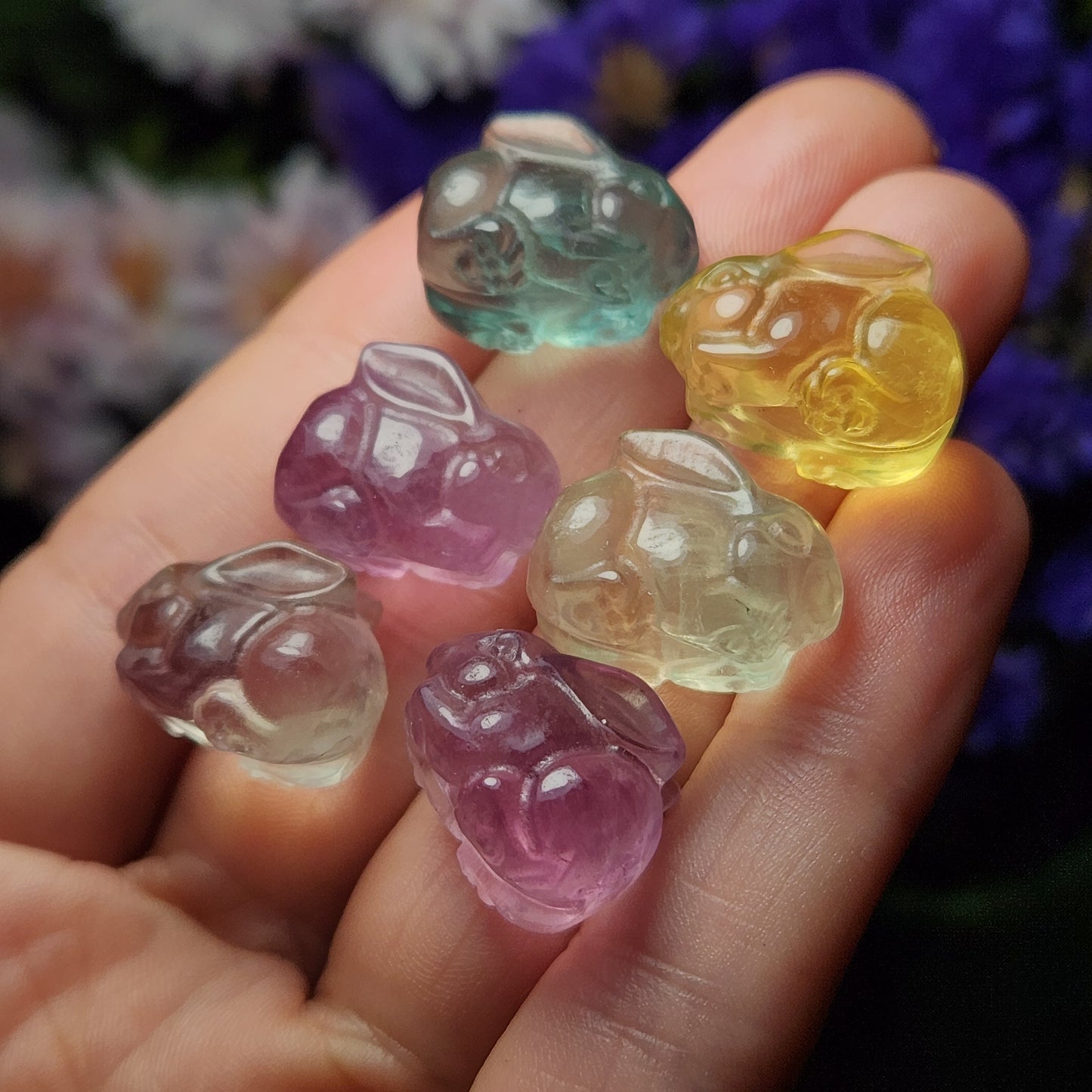 Rainbow Fluorite Rabbit
