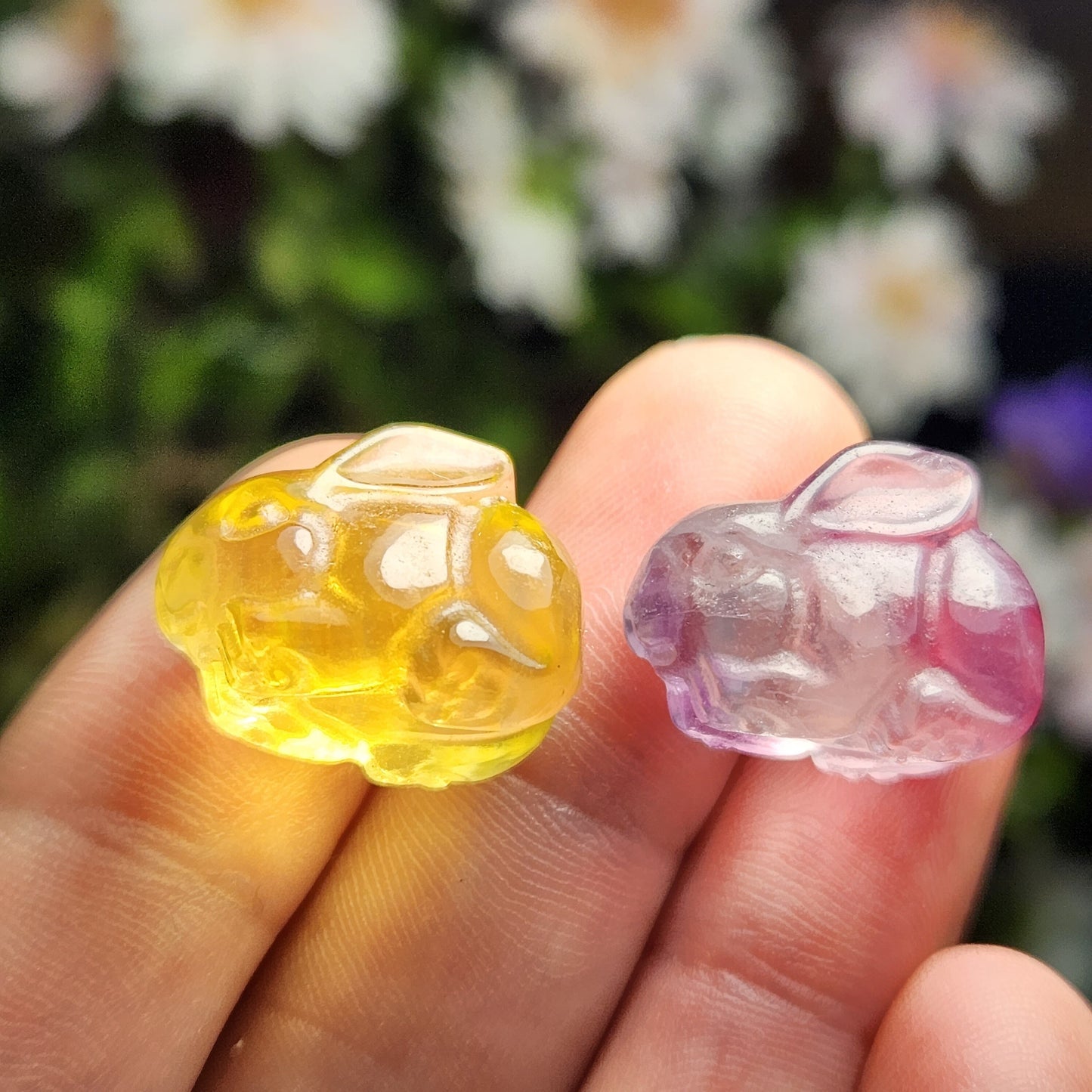 Rainbow Fluorite Rabbit