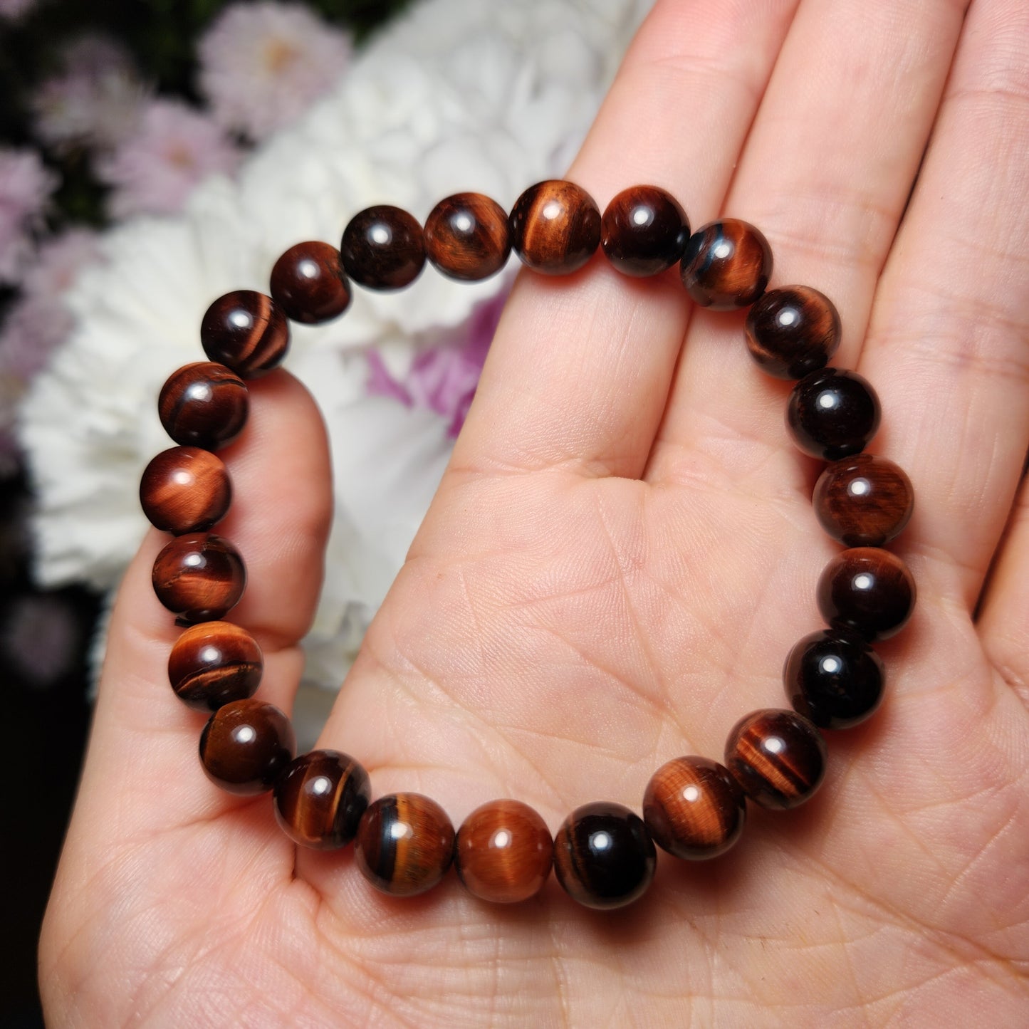 Red Tigers Eye Bracelet