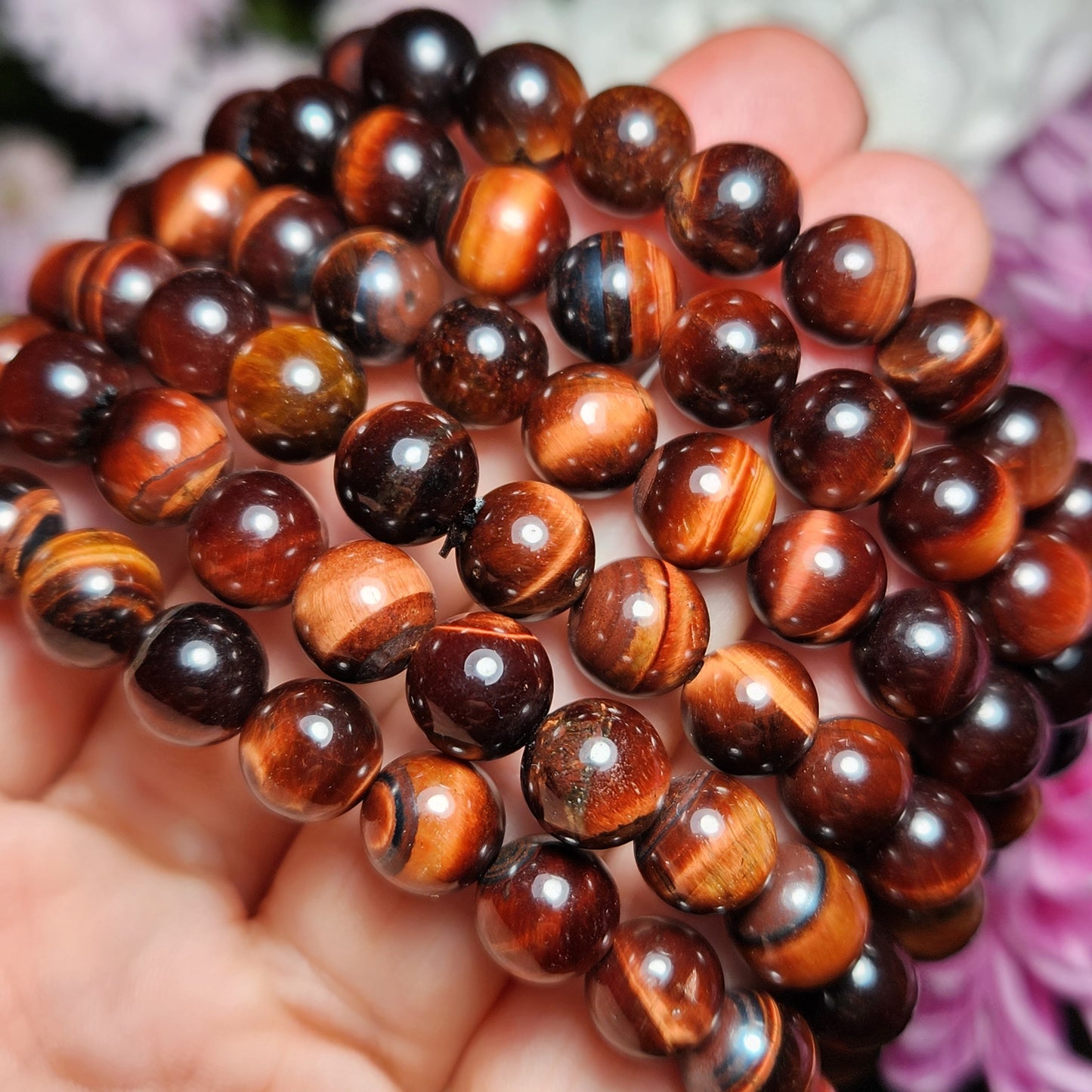 Red Tigers Eye Bracelet
