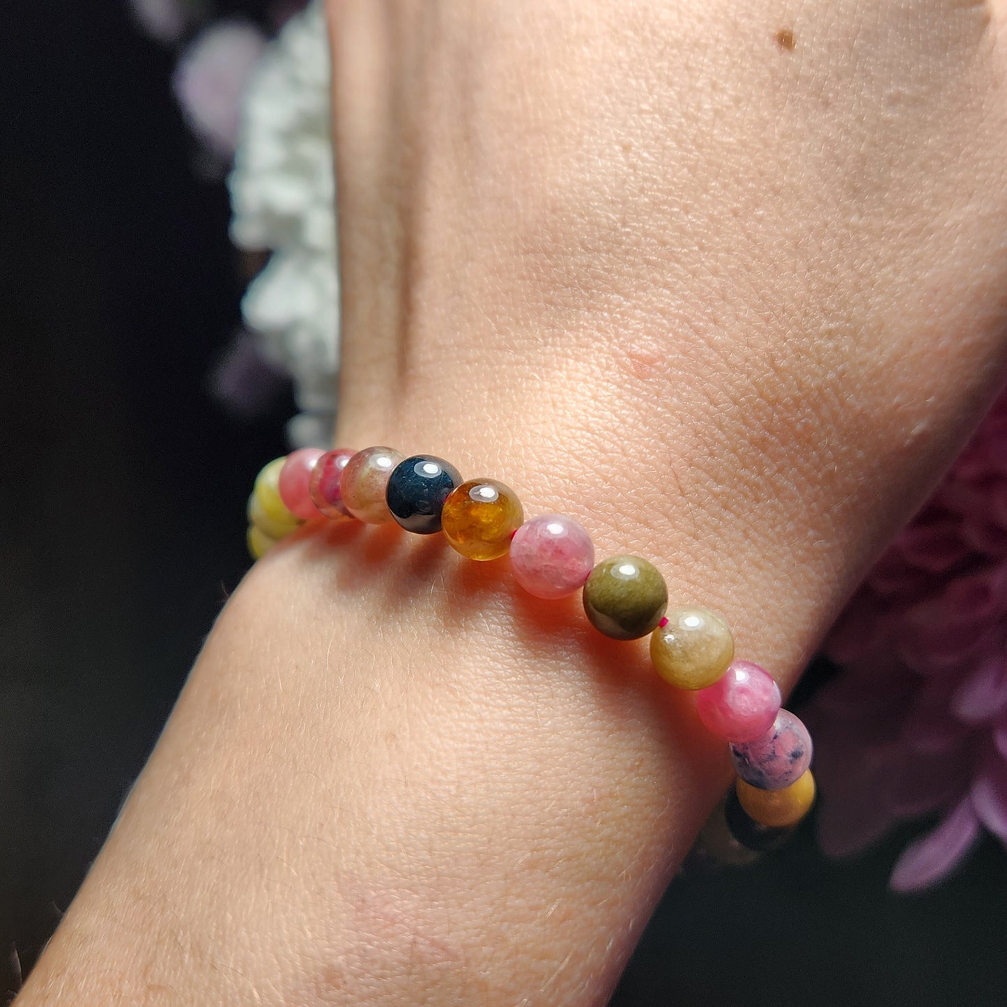Watermelon Tourmaline Bracelet