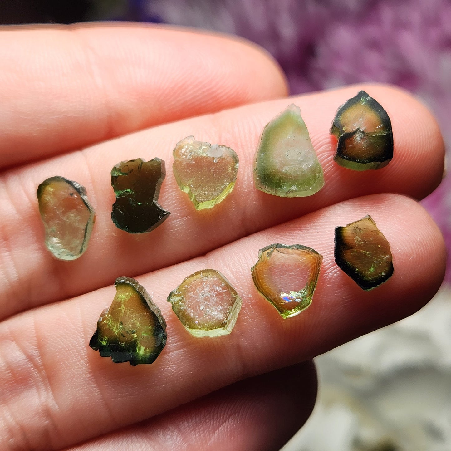 Green Tourmaline Crystal