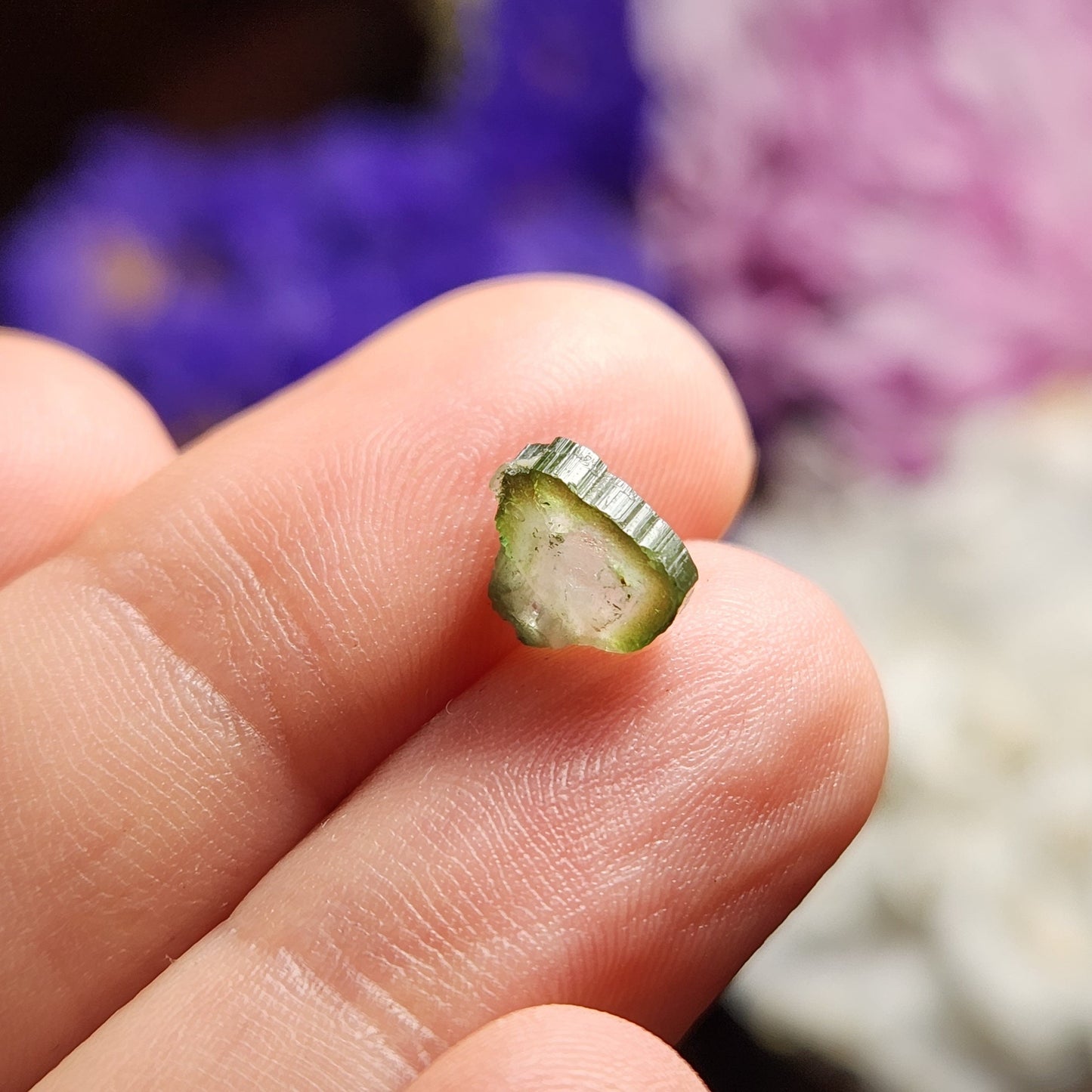 Green Tourmaline Crystal