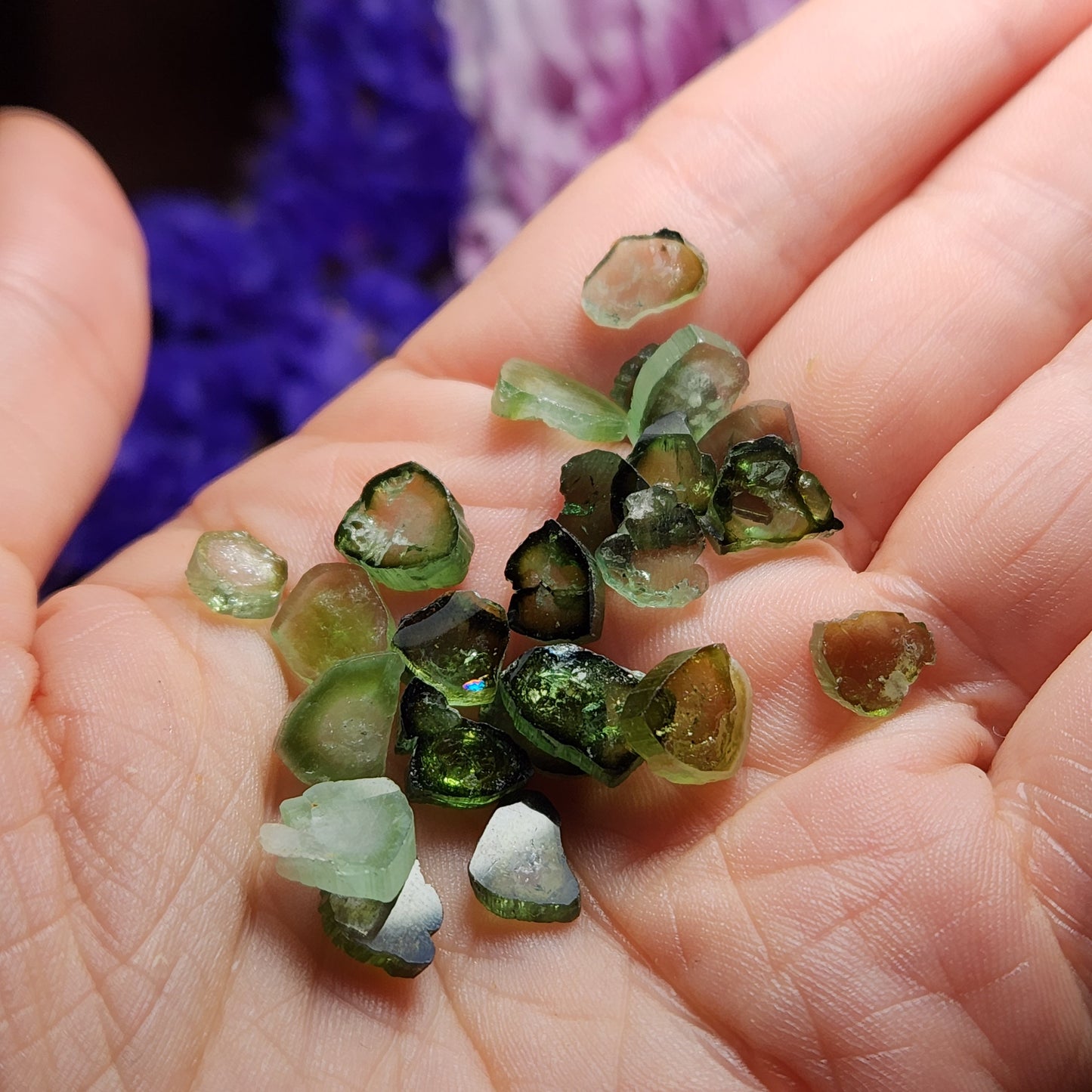 Green Tourmaline Crystal