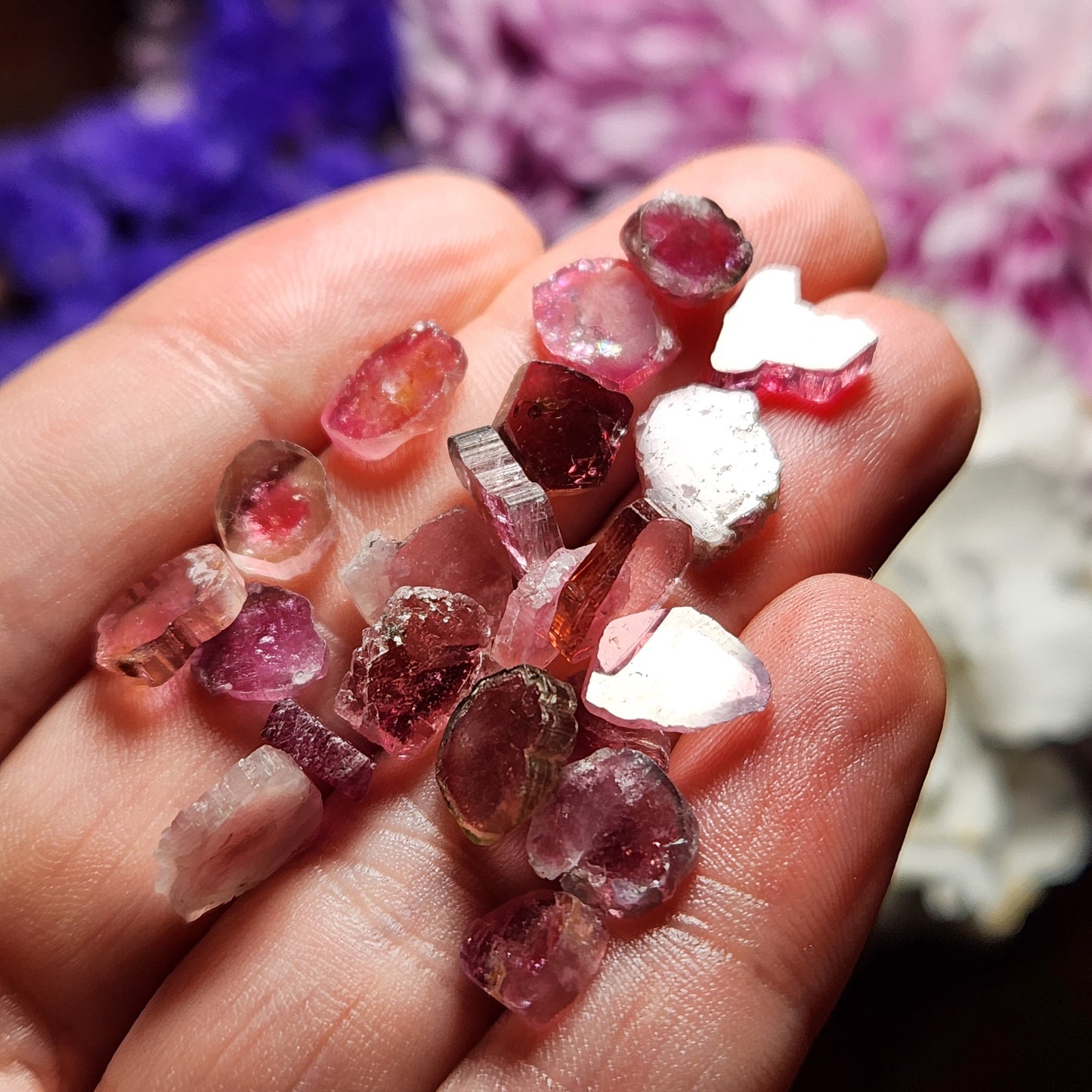 Pink Tourmaline Slice