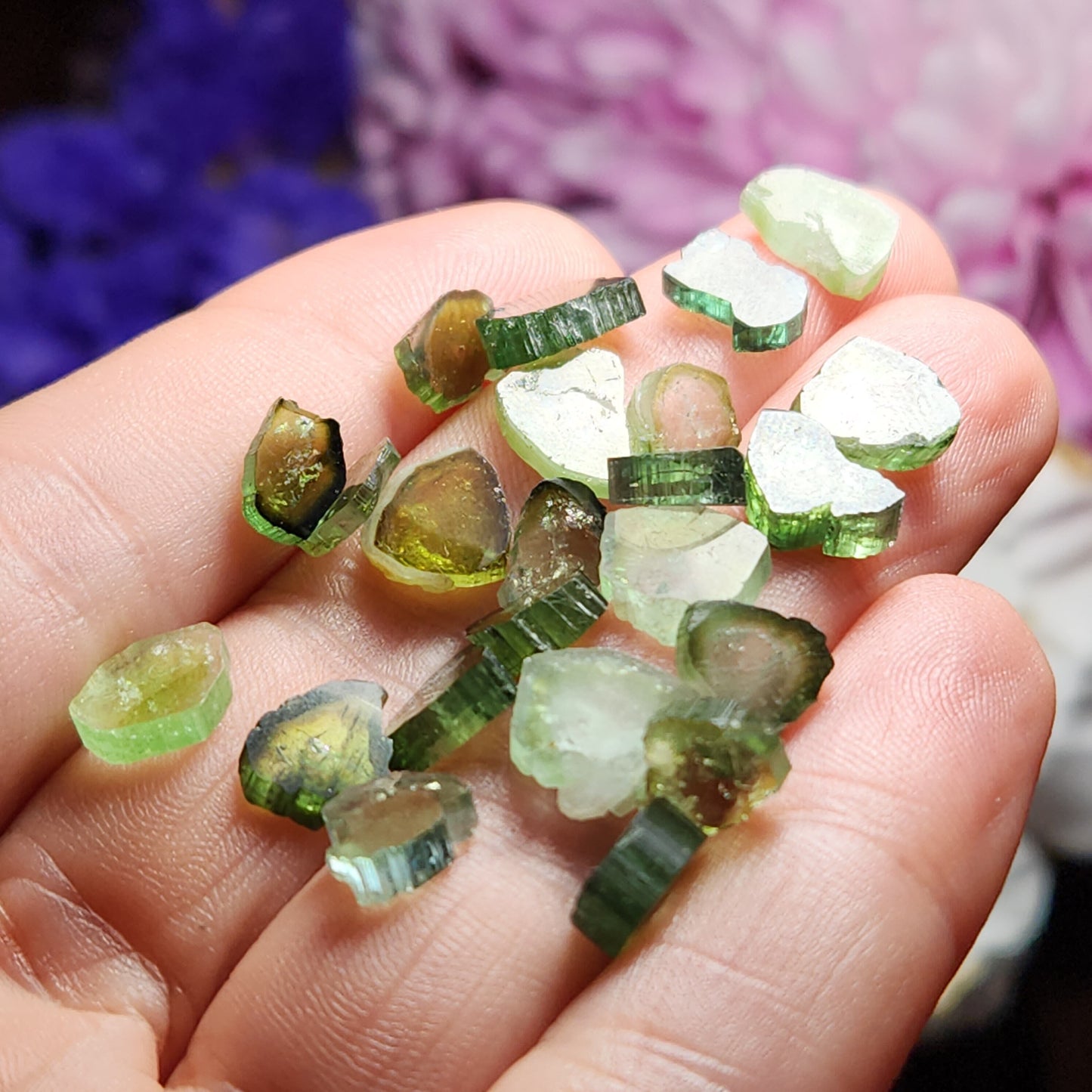 Green Tourmaline Crystal