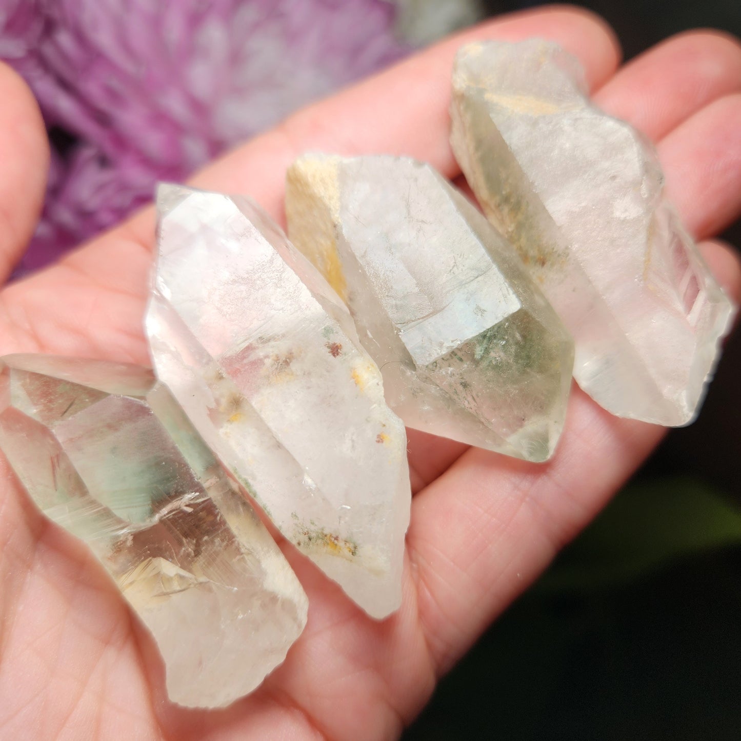 Chlorite in Quartz Crystal