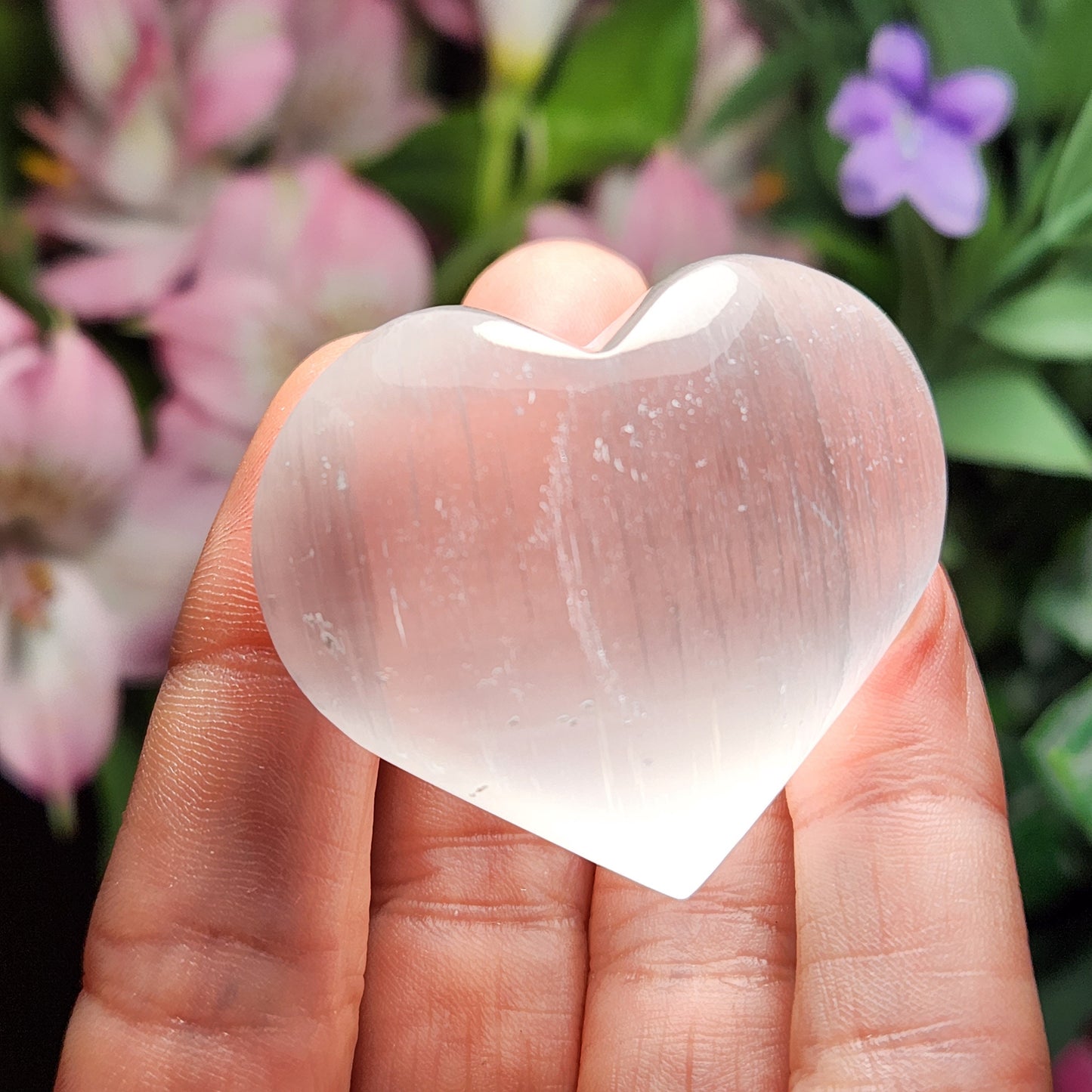 Selenite Heart