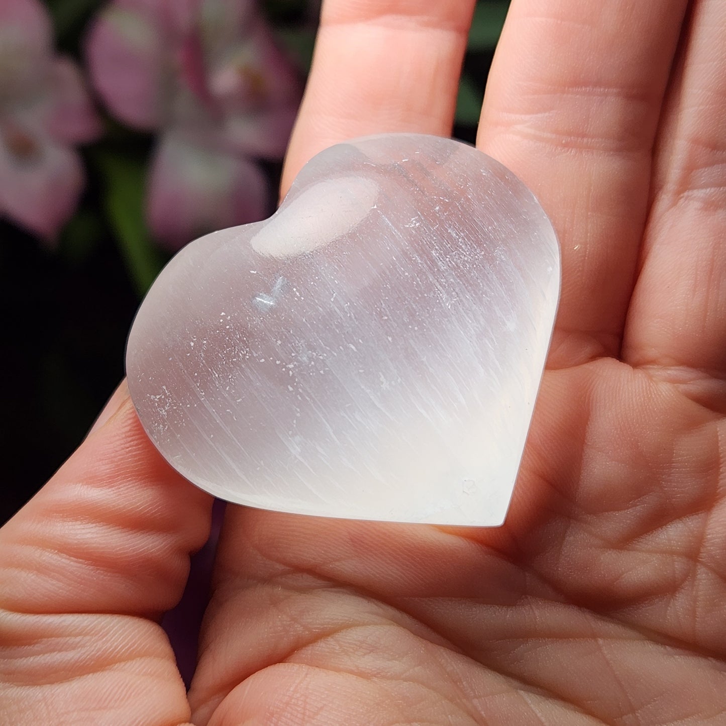 Selenite Heart