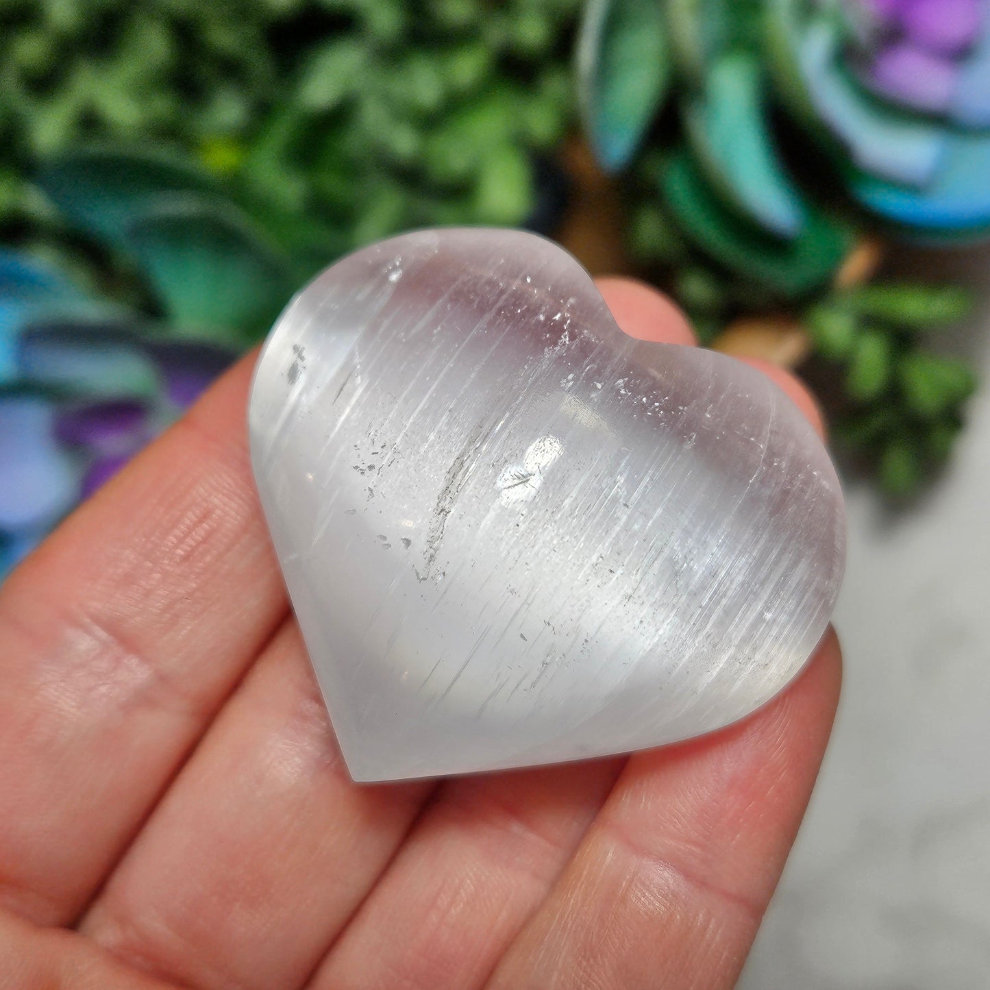 Selenite Heart